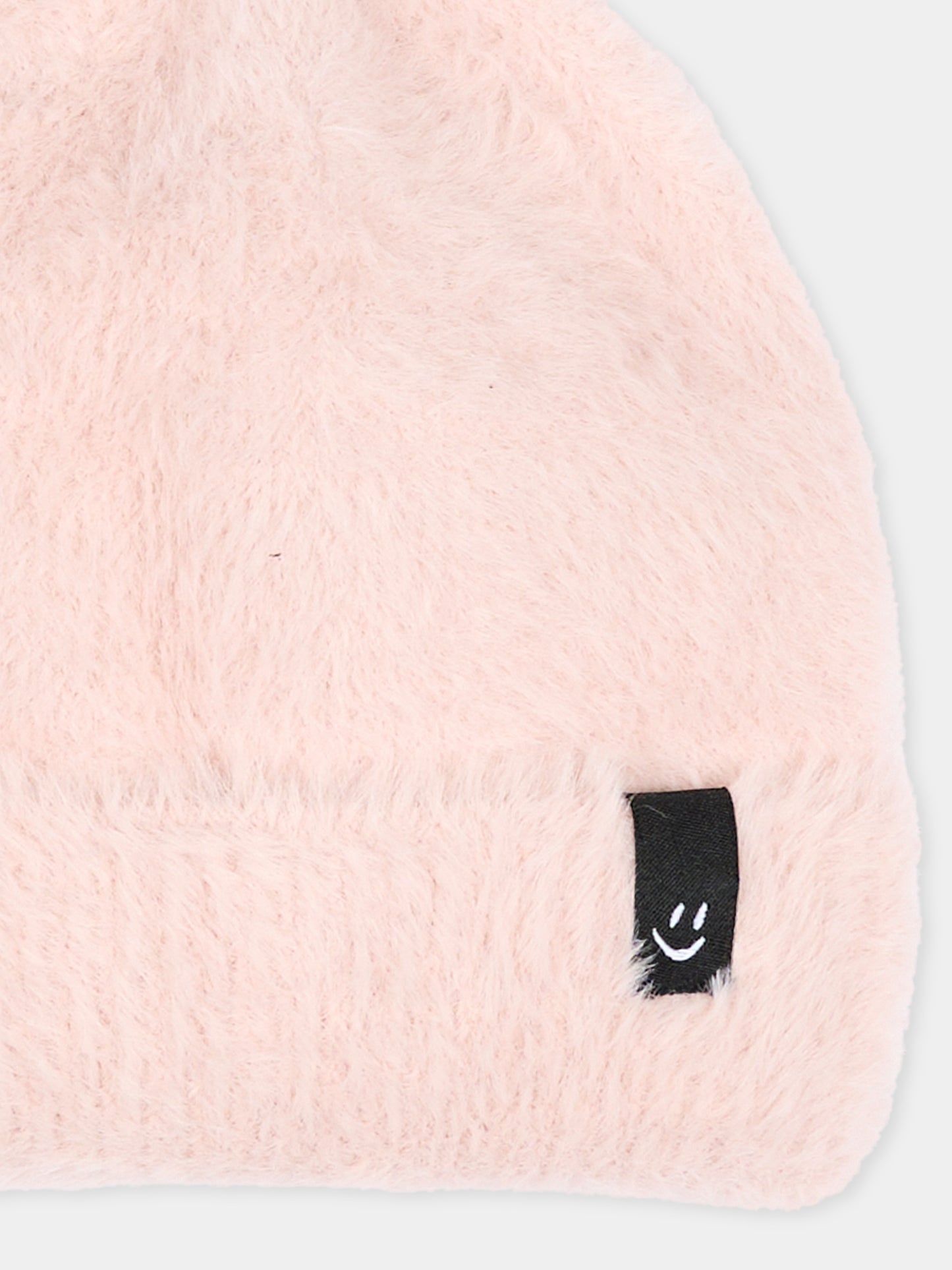 Berretto rosa karin per bambina con risvolto,Molo,7W26S312 8058