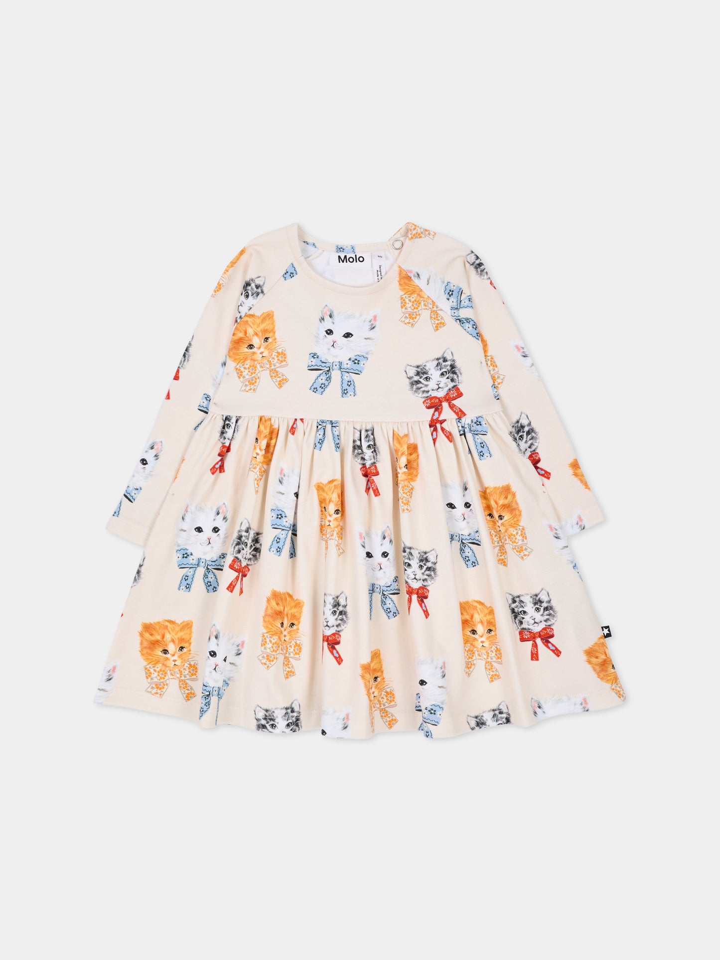 Vestito avorio Charmaine per neonata,Molo,4W26E210 5848