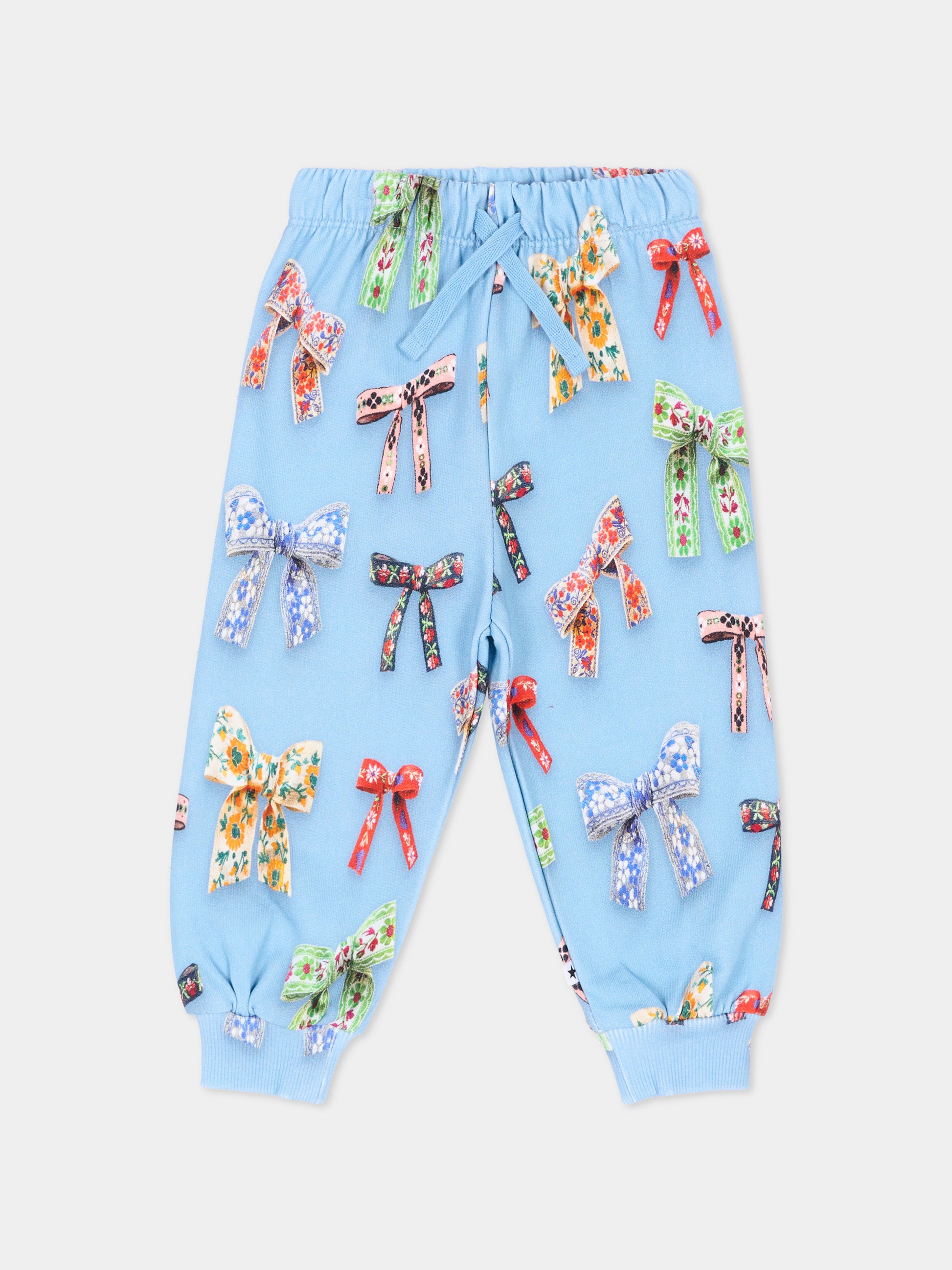 Pantalone celeste Simeon per neonata,Molo,4W26I201 5742