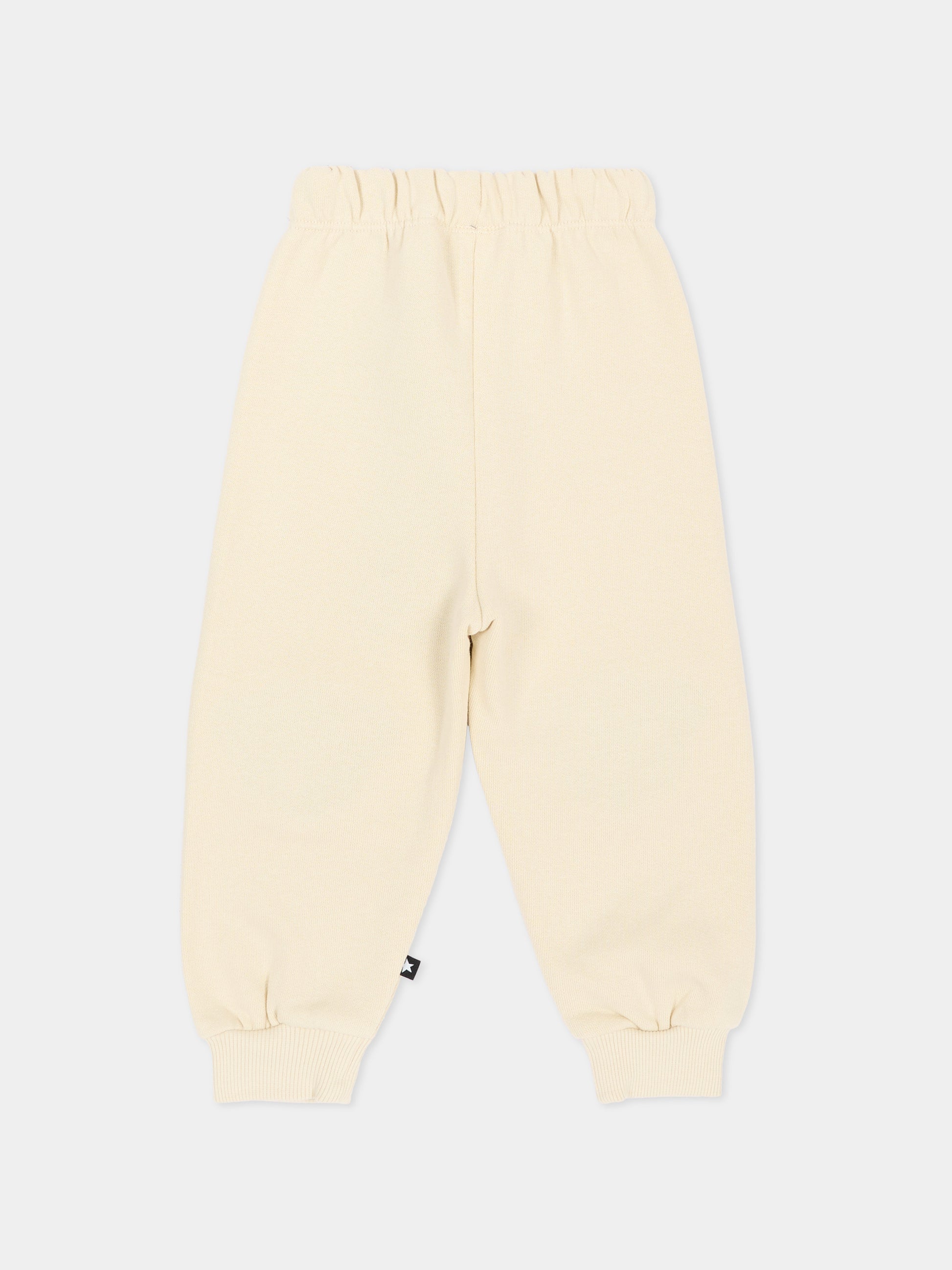 Pantaloni avorio Simeon per neonati con orsetti,Molo,6W26I208 8955