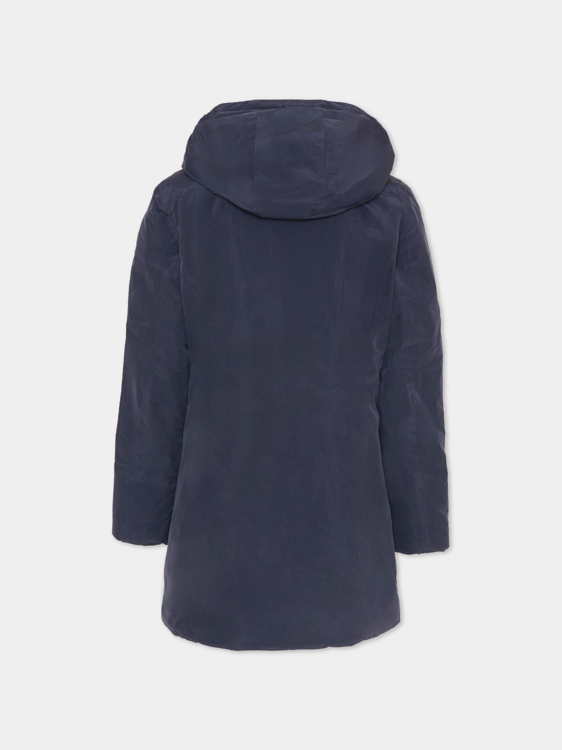 Parka Denise Marmotta blu per bambini con logo,K-way,K41383W AL9