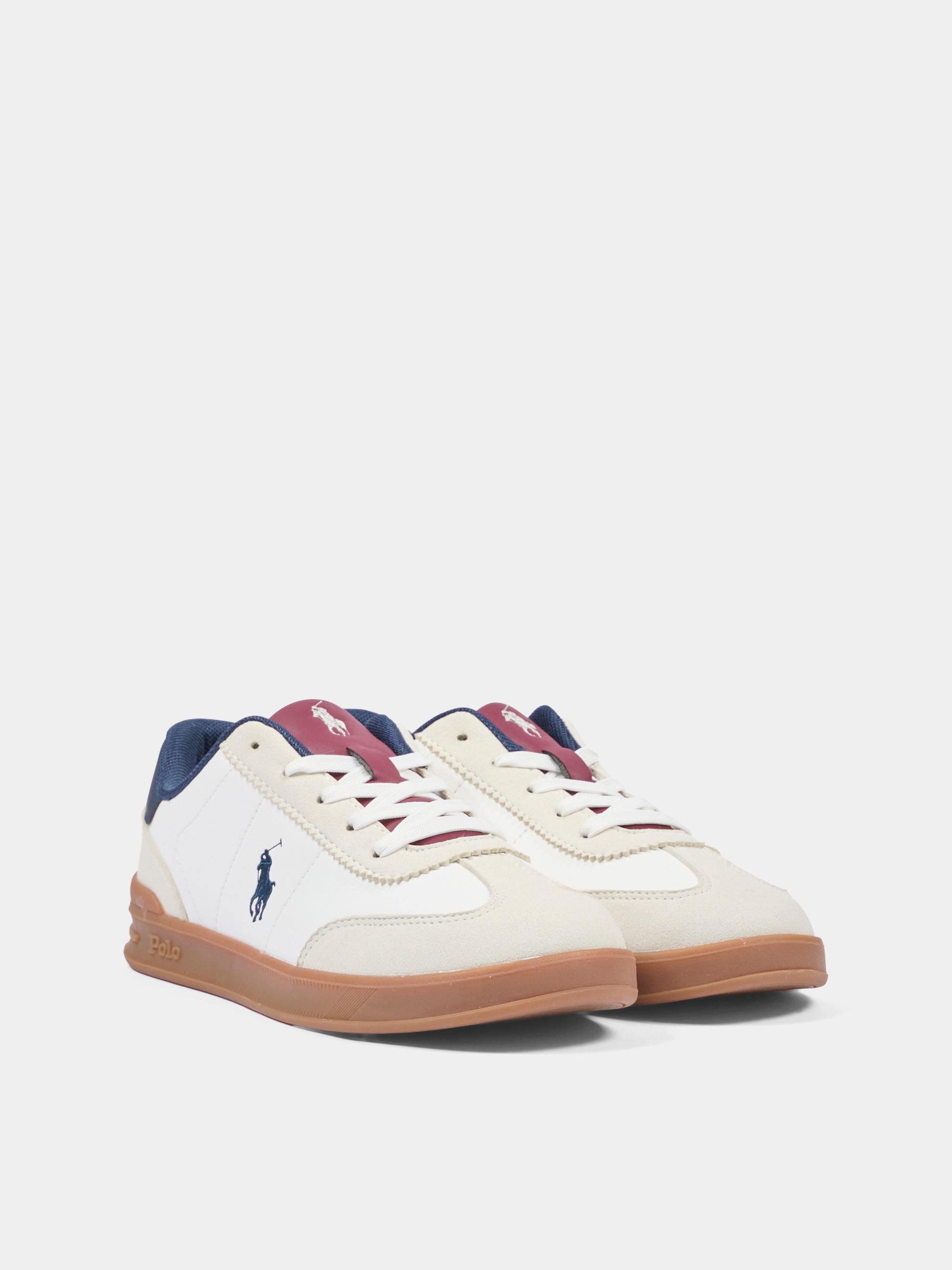 Sneakers bianche per bambino con Polo Pony,Ralph Lauren Kids,RL04998106