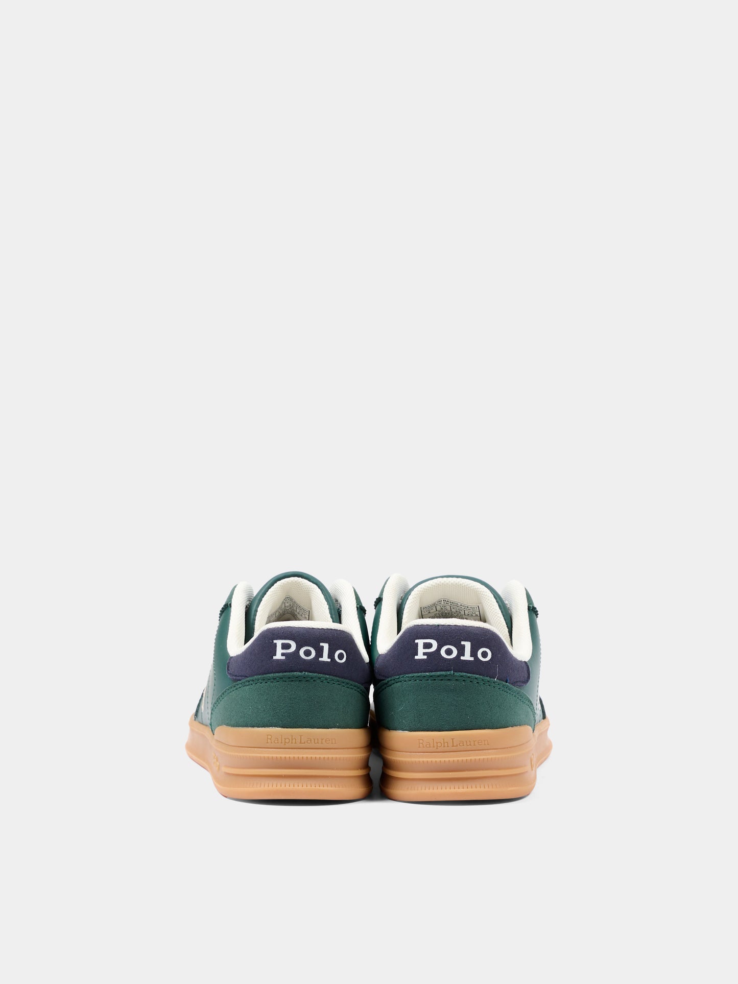 Sneakers verdi per bambino con Polo pony,Ralph Lauren Kids,RL05860301