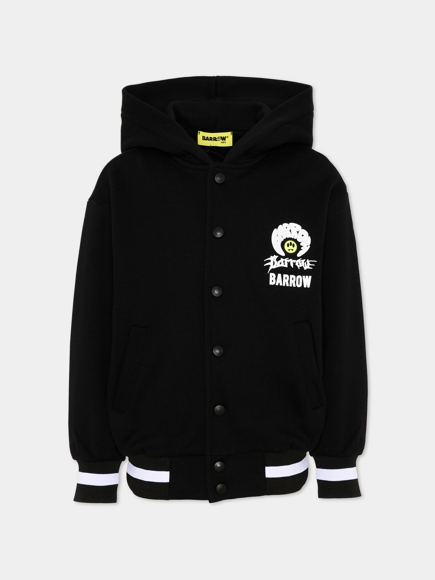 Bomber nero per bambino con orso,Barrow,F6BKJBJK070 110