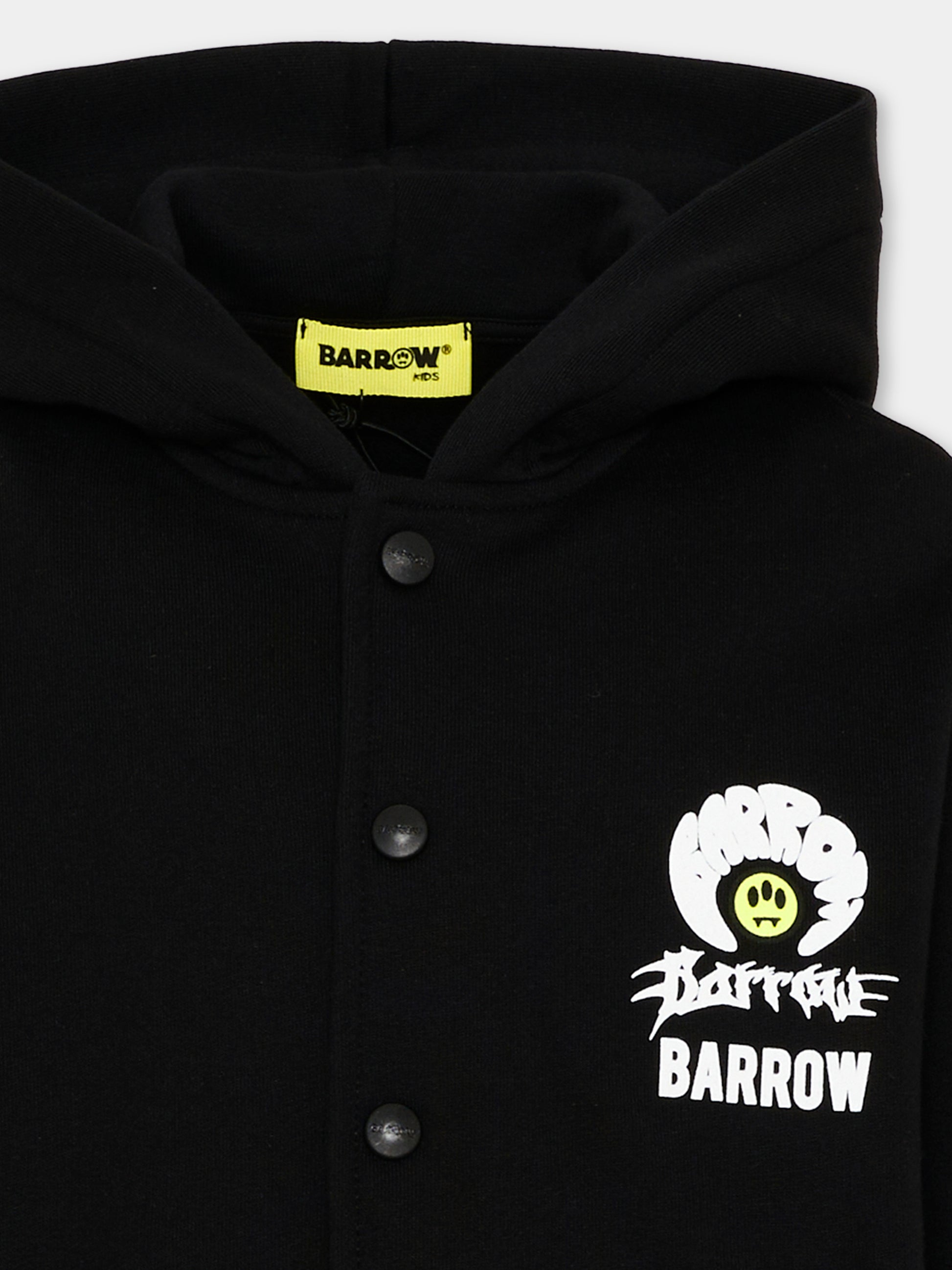 Bomber nero per bambino con orso,Barrow,F6BKJBJK070 110