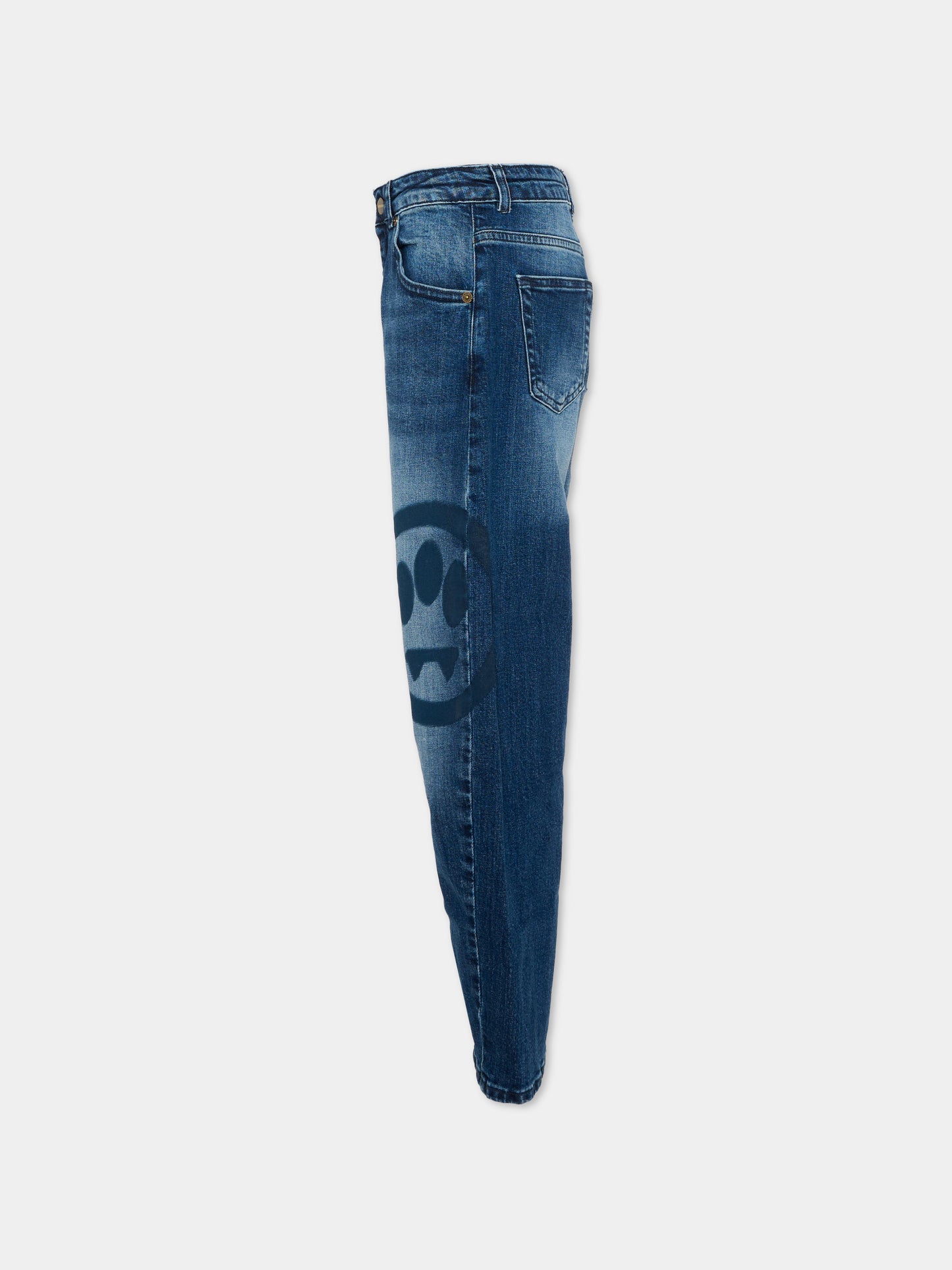 Jeans denim per bambini con smile,Barrow,F6BKJUDP051 415
