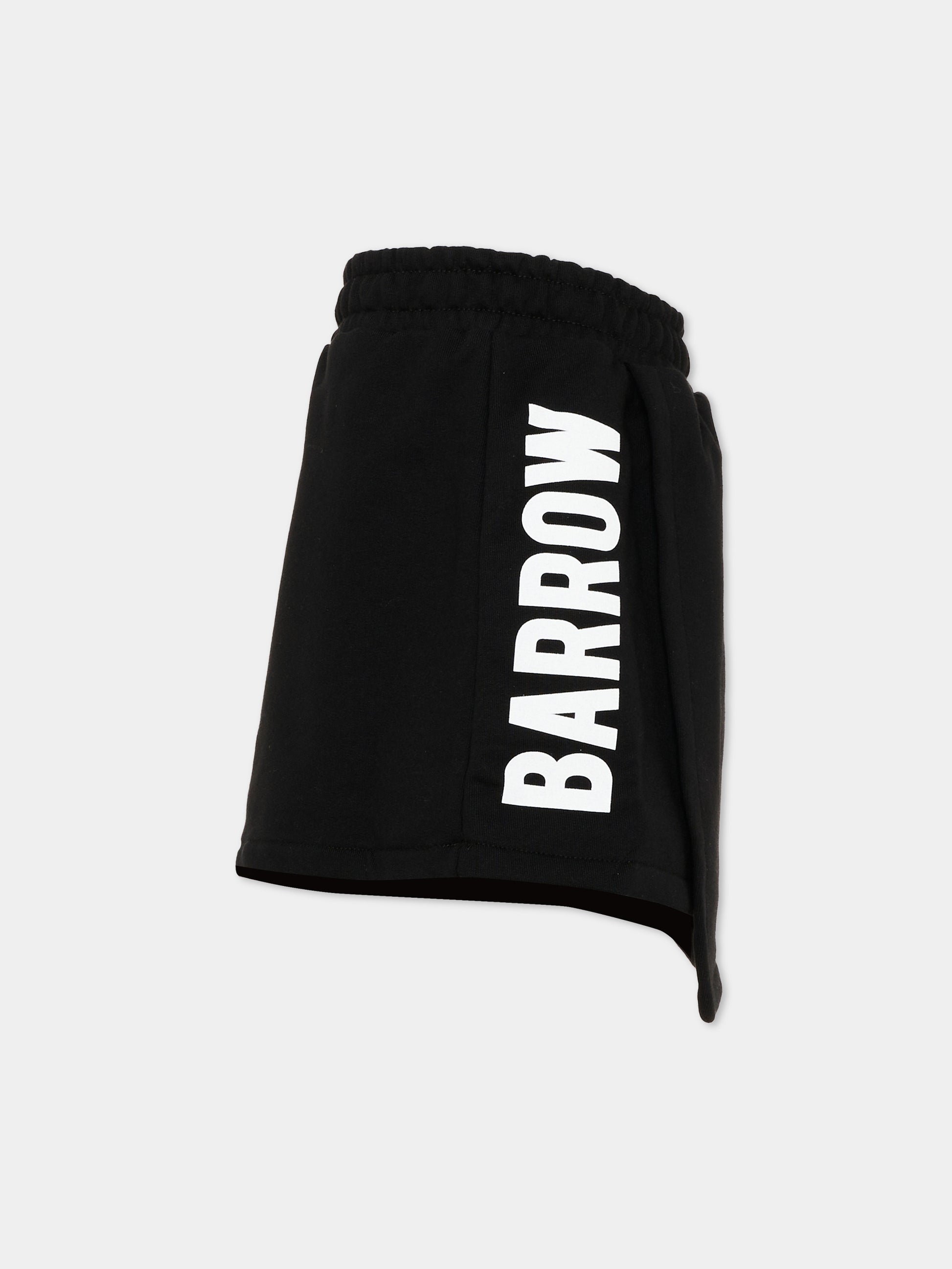 Gonna nera per bambina con logo,Barrow,F6BKJGSK146 110