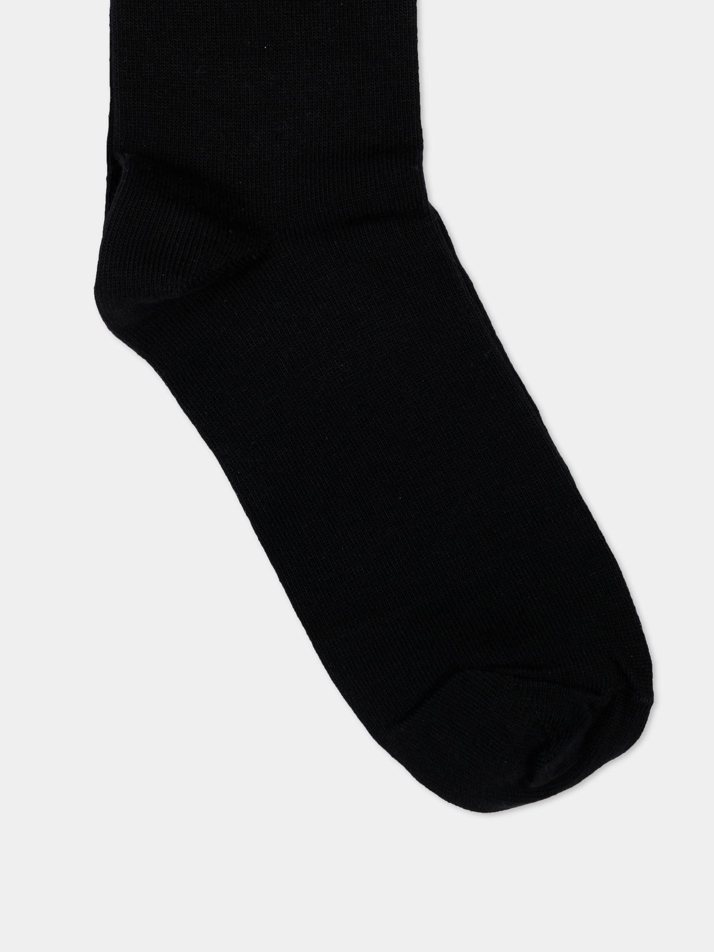 Calza Spugna nera per bambina con logo,Barrow,F6BKJGSO096 110