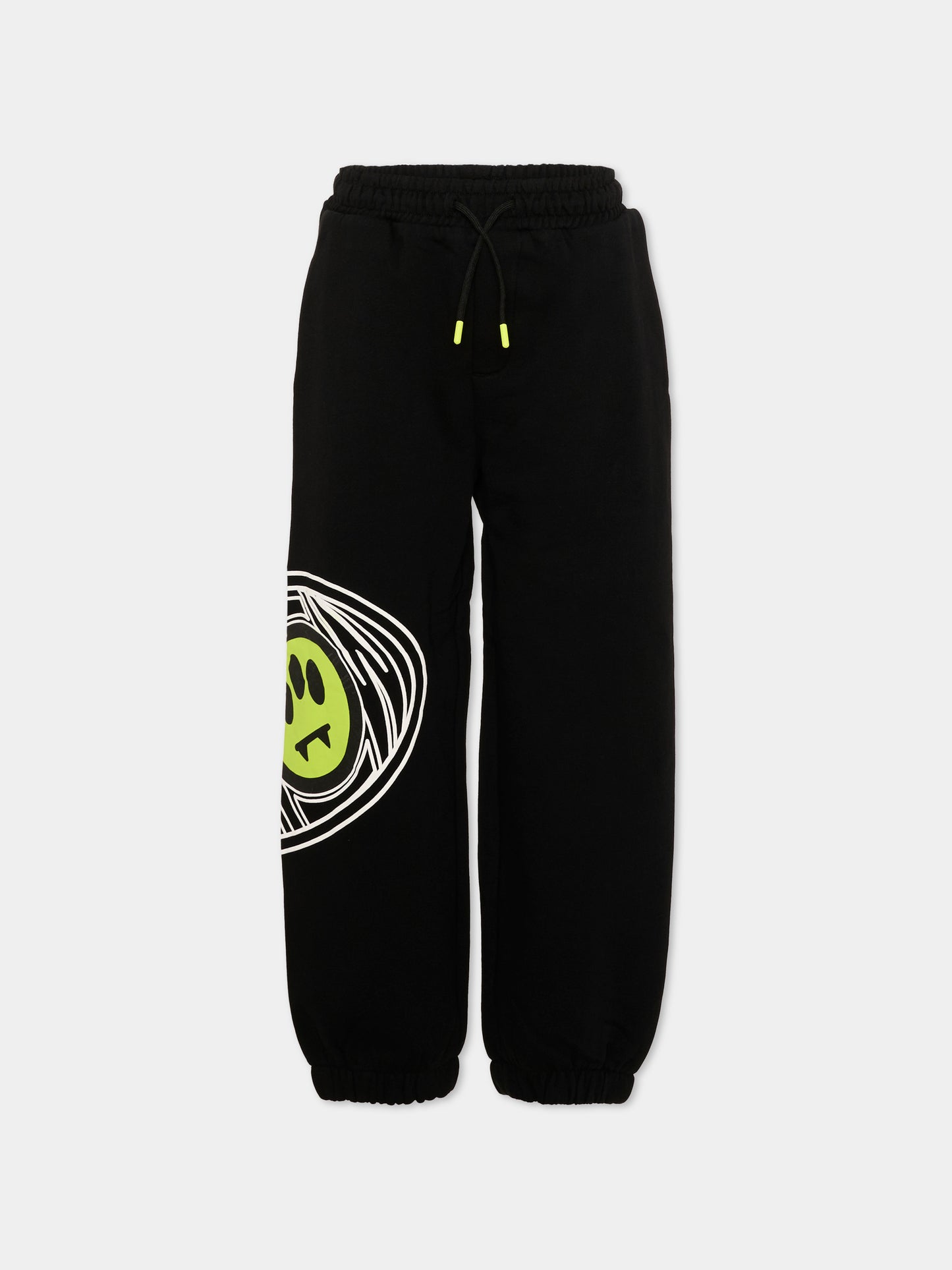 Pantalone nero con smile,Barrow,F6BKJUFP034 110