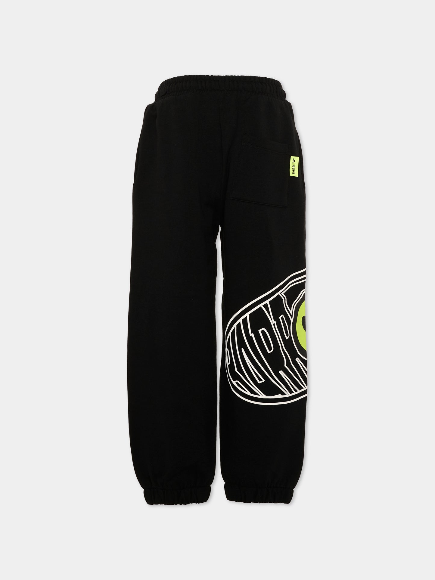 Pantalone nero con smile,Barrow,F6BKJUFP034 110