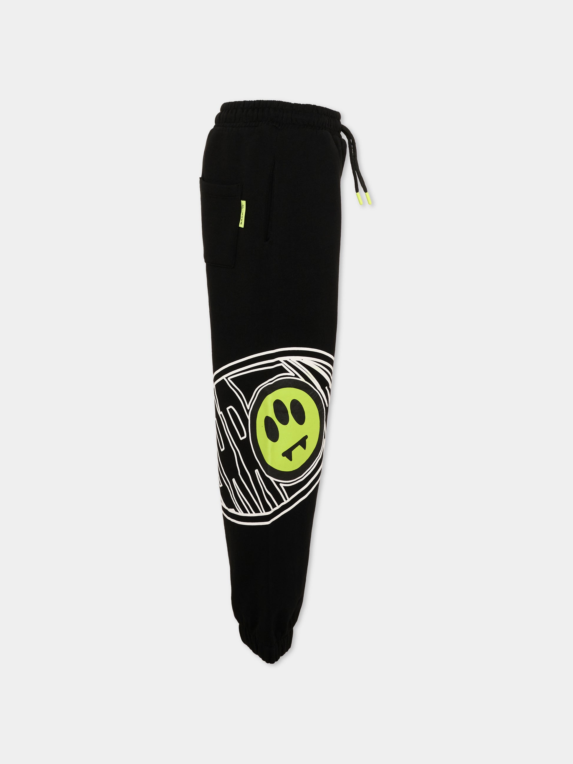 Pantalone nero con smile,Barrow,F6BKJUFP034 110