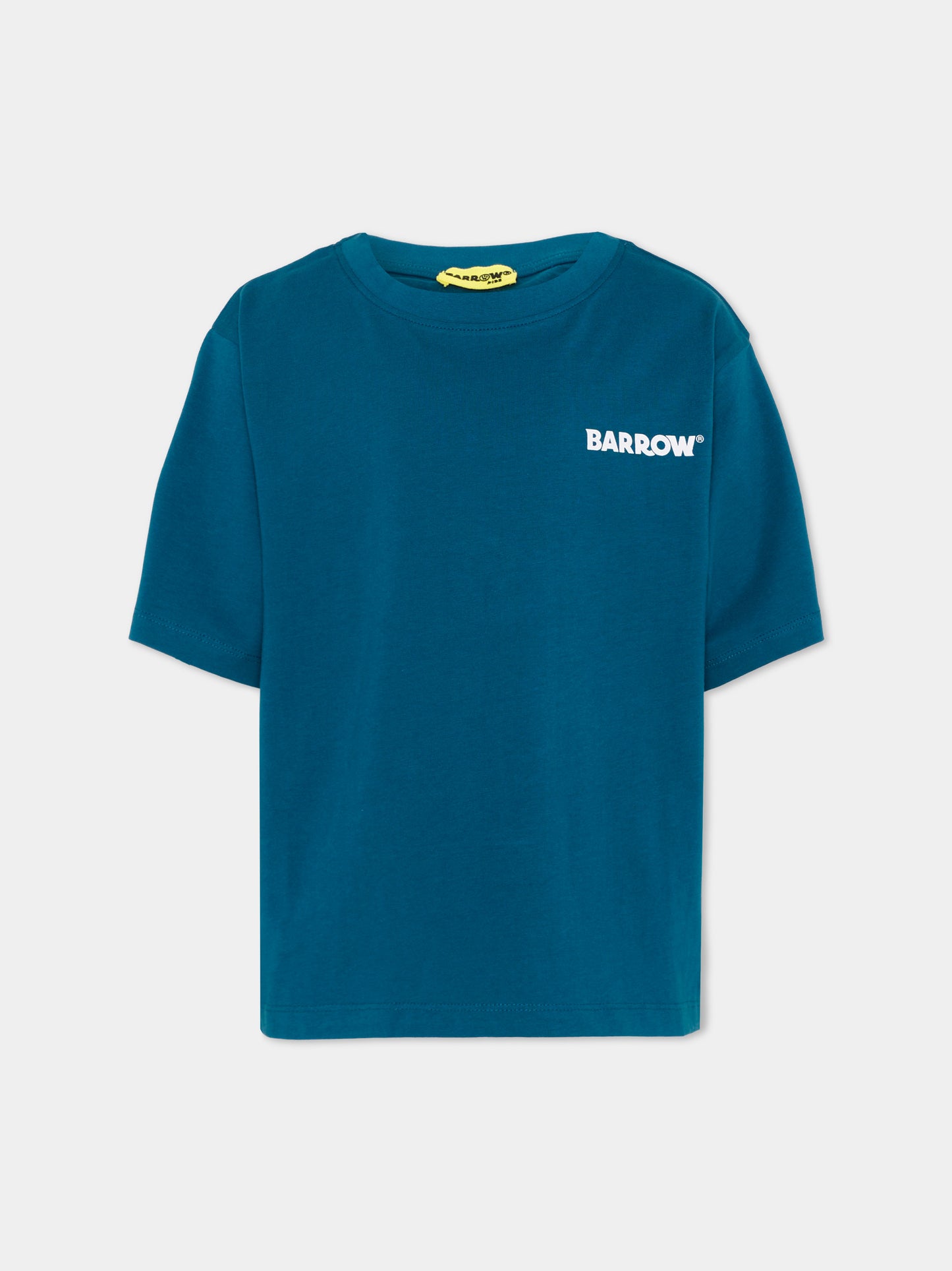 T-shirt a manica corta blu stampa logo,Barrow,F6BKJUTH012 059