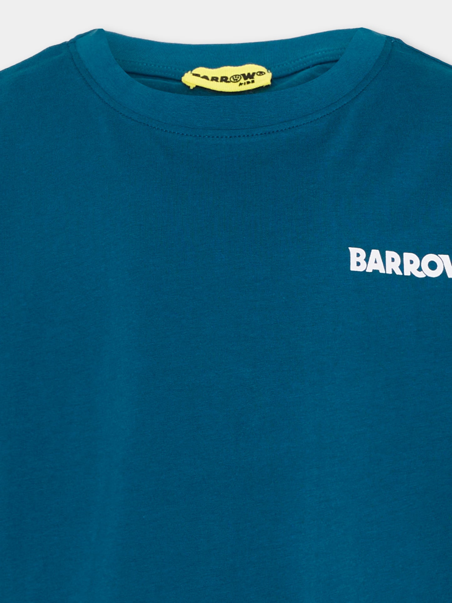 T-shirt a manica corta blu stampa logo,Barrow,F6BKJUTH012 059