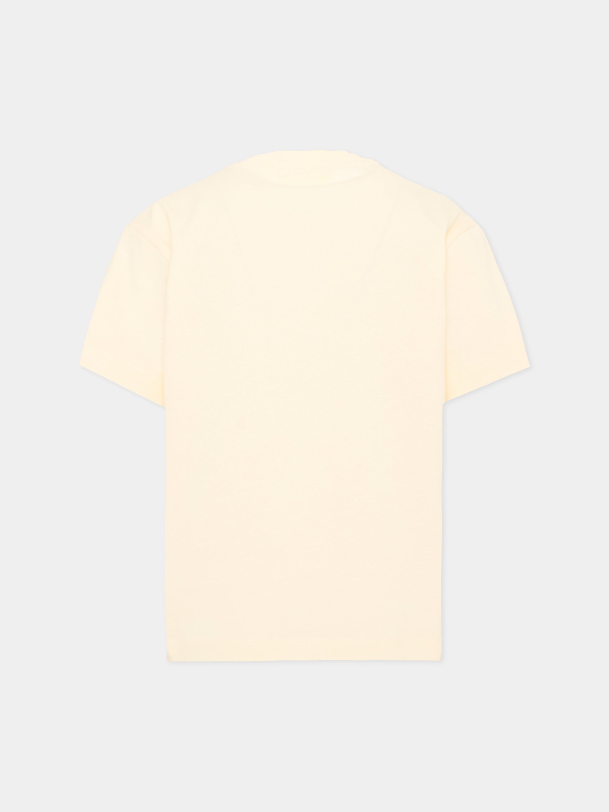 T-shirt gialla per bambini con stampa,Barrow,F6BKJUTH027 013