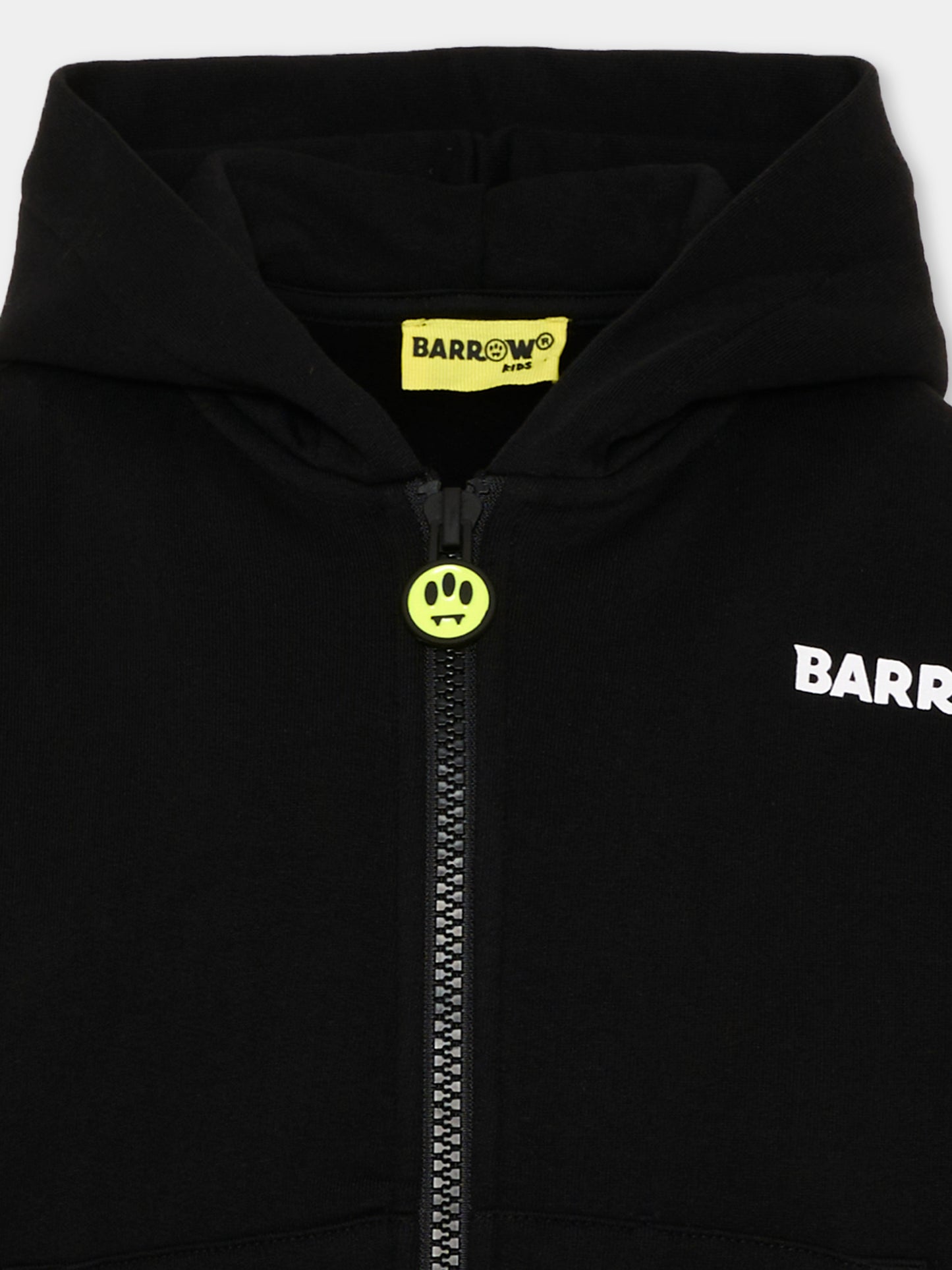 Felpa con cappuccio nera con logo,Barrow,F6BKJUZH017 110