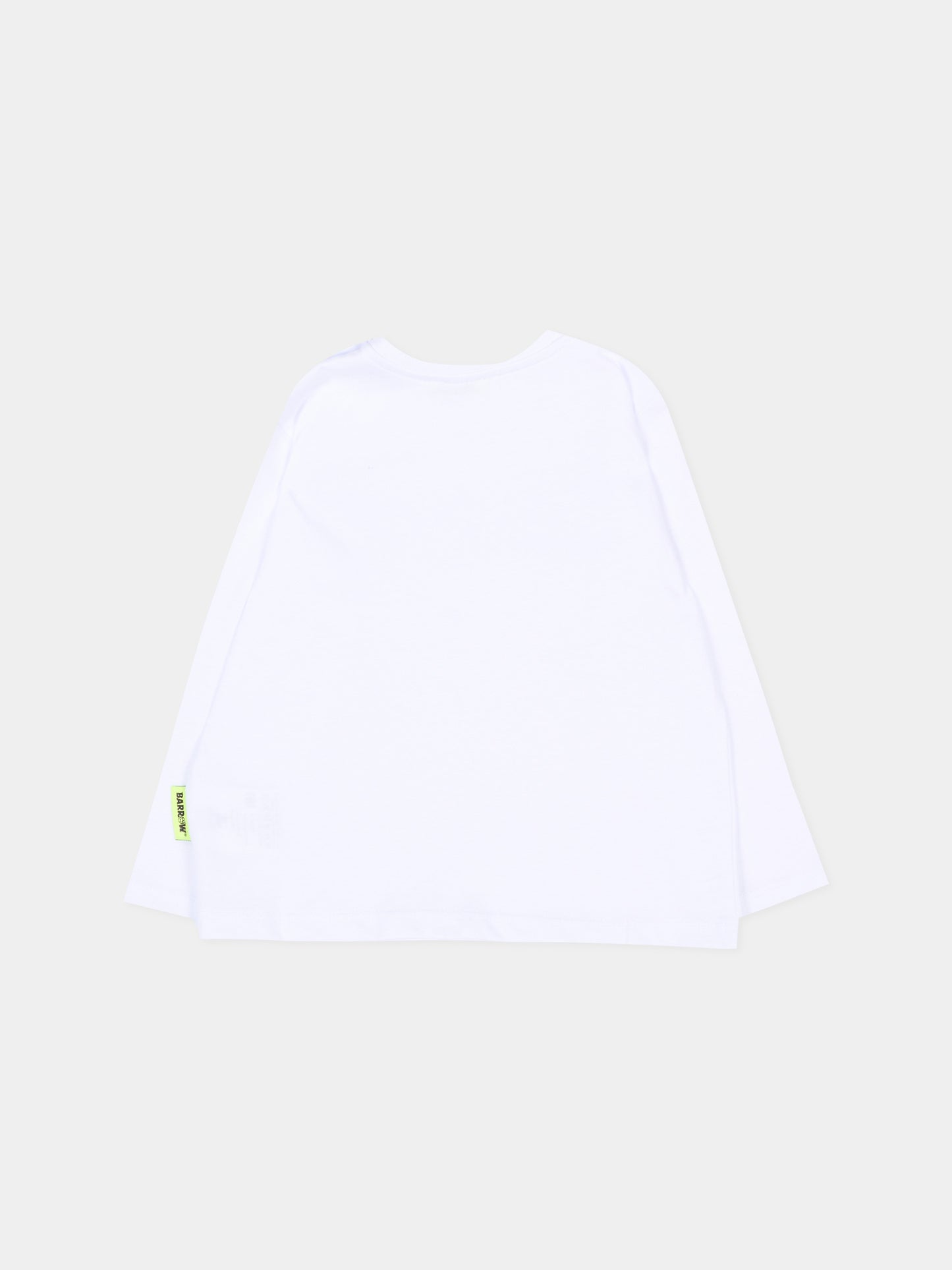 T-Shirt bianca per neonato con logo,Barrow,F6BKUNTH191 002/059