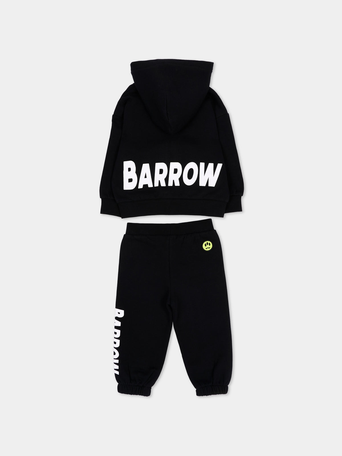 Completo sportivo lungo nero con logo,Barrow,F6BKUNZF190 110