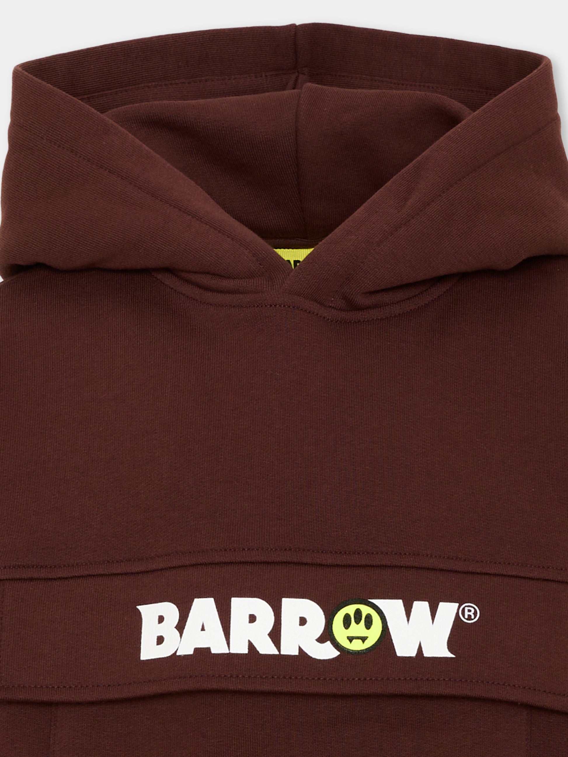 Felpa marrone per bambino con orsetto,Barrow,F6BKJBHS083 408
