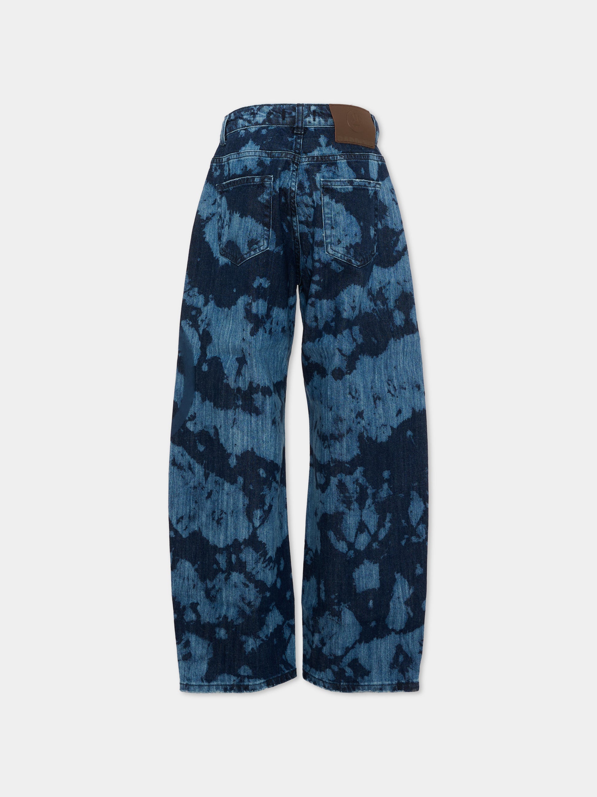 Jeans denim per bambini tie-dye,Barrow,F6BKJUDP051 062