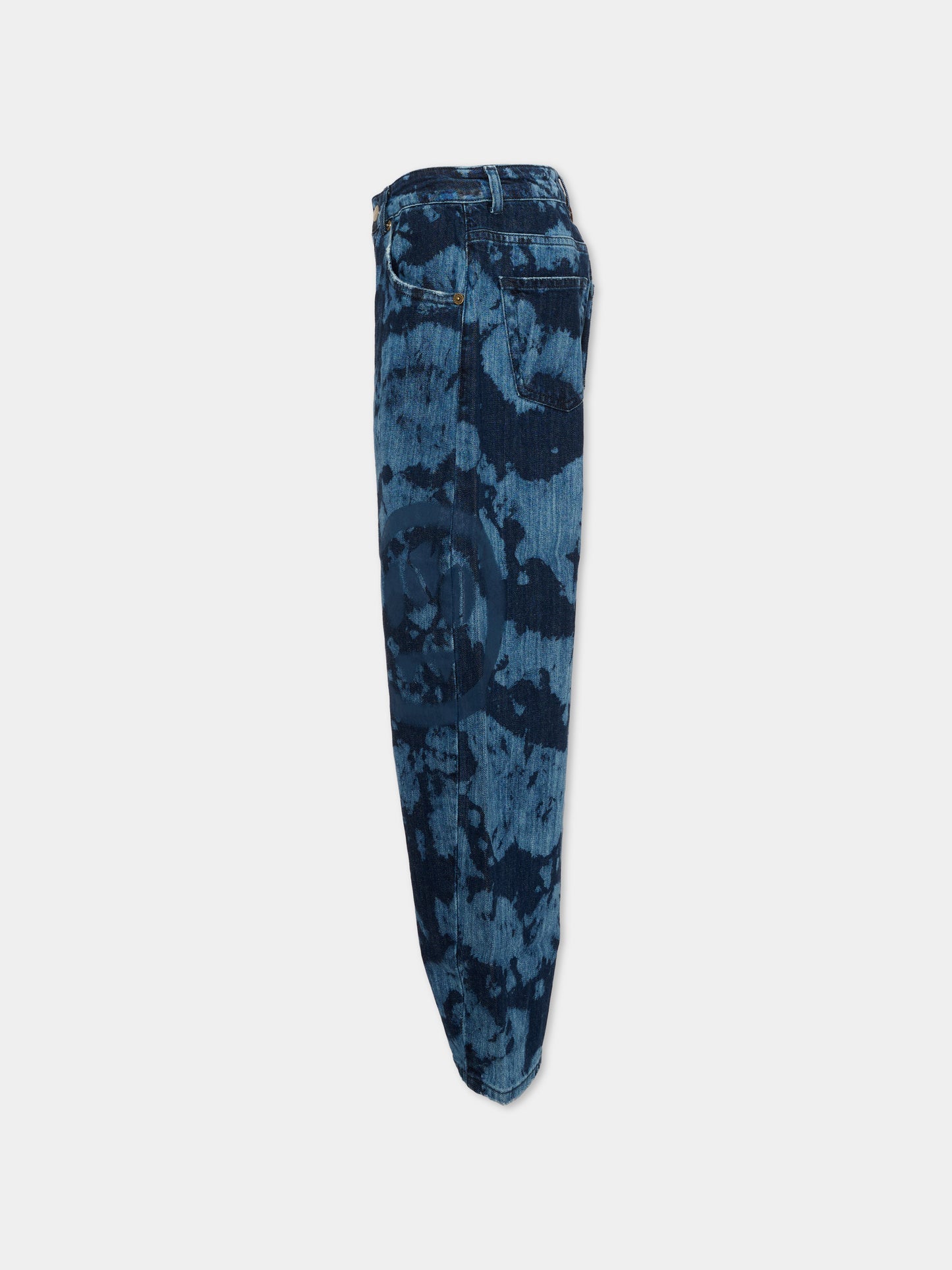 Jeans denim per bambini tie-dye,Barrow,F6BKJUDP051 062