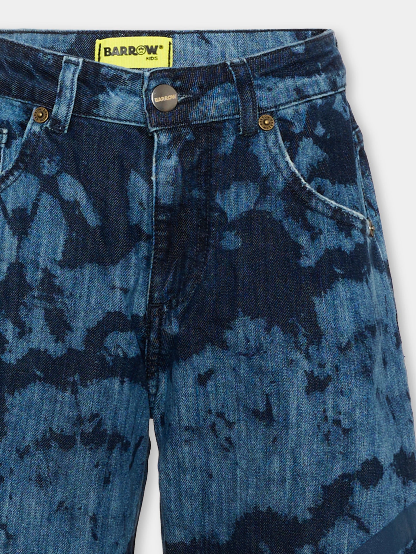 Jeans denim per bambini tie-dye,Barrow,F6BKJUDP051 062