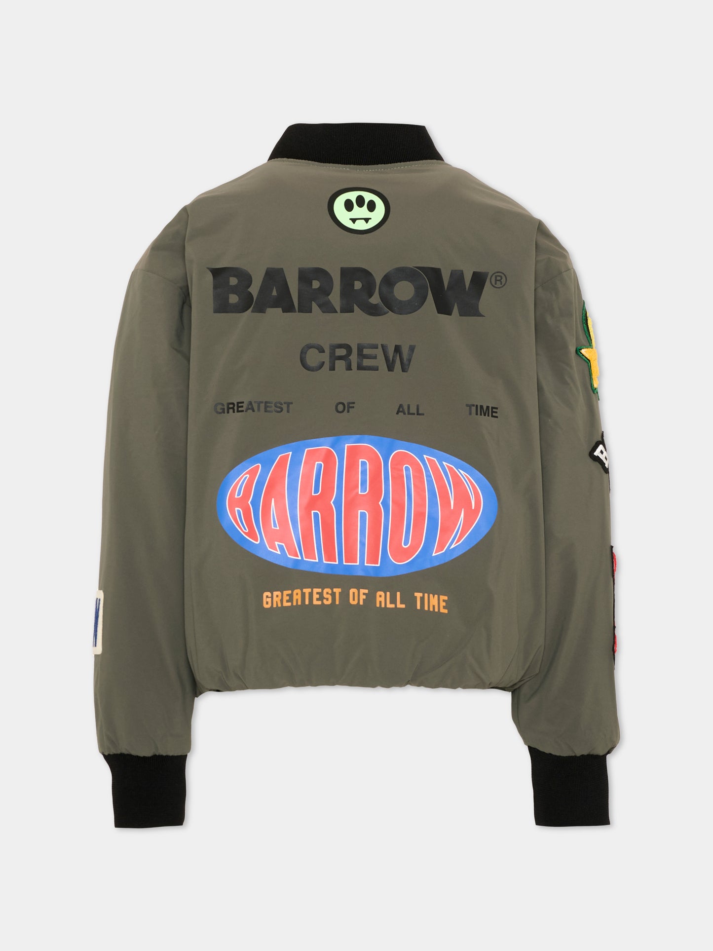 Bomber verde per bambini con stampa,Barrow,F6BKJUBO005 082