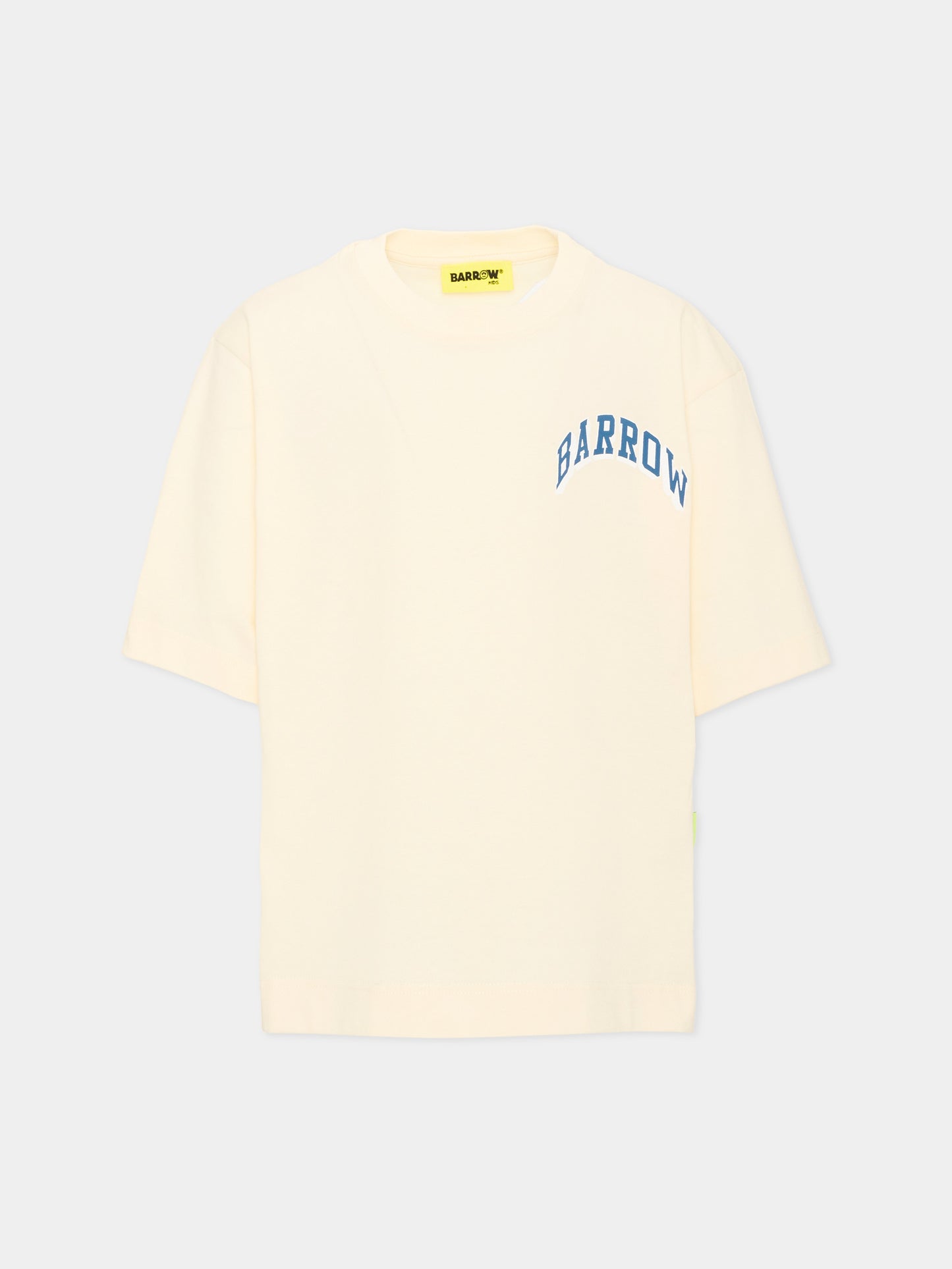T-Shirt avorio per bambini con orsetto,Barrow,F6BKJUTH095 013