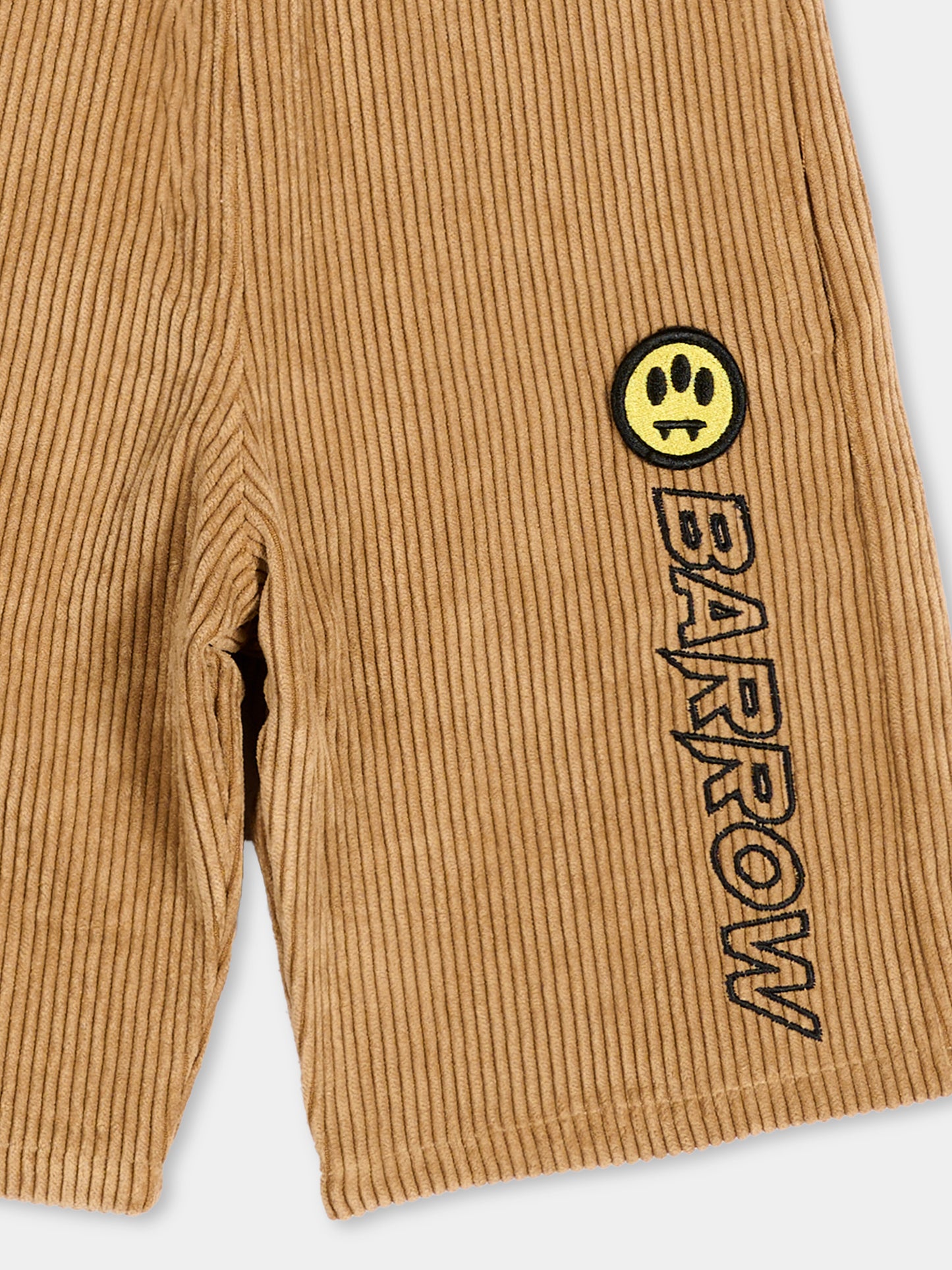 Pantaloni beige per neonato con logo,Barrow,F6BKNBPA182 413