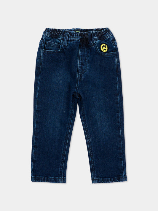 Jeans blu per neonati con smile,Barrow,F6BKUNDP193 062