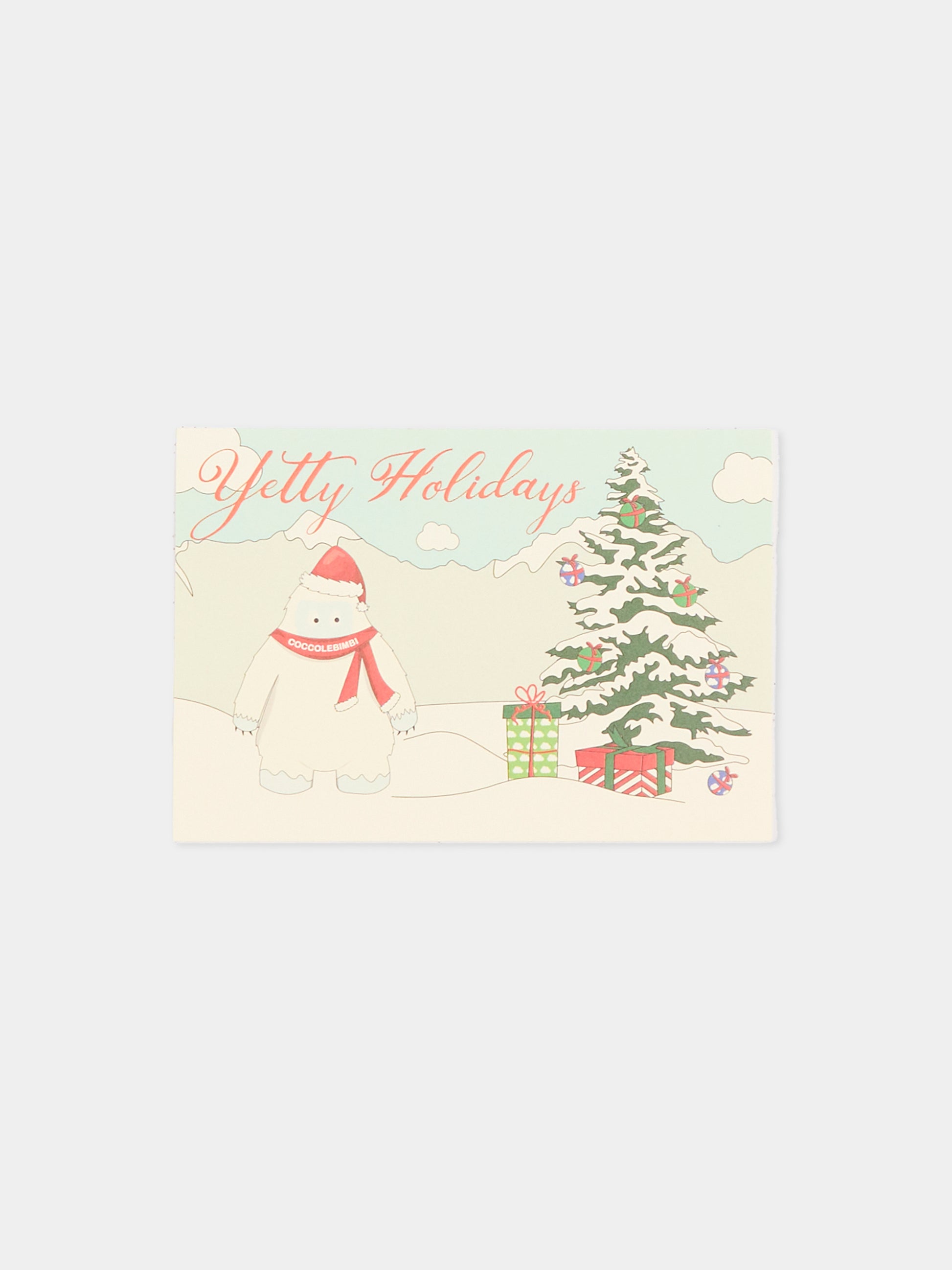 Cartolina di auguri Yetty Holidays,Coccolebimbi Limited,CARTOLINA DI AUGURI YETTY HOLIDAYS