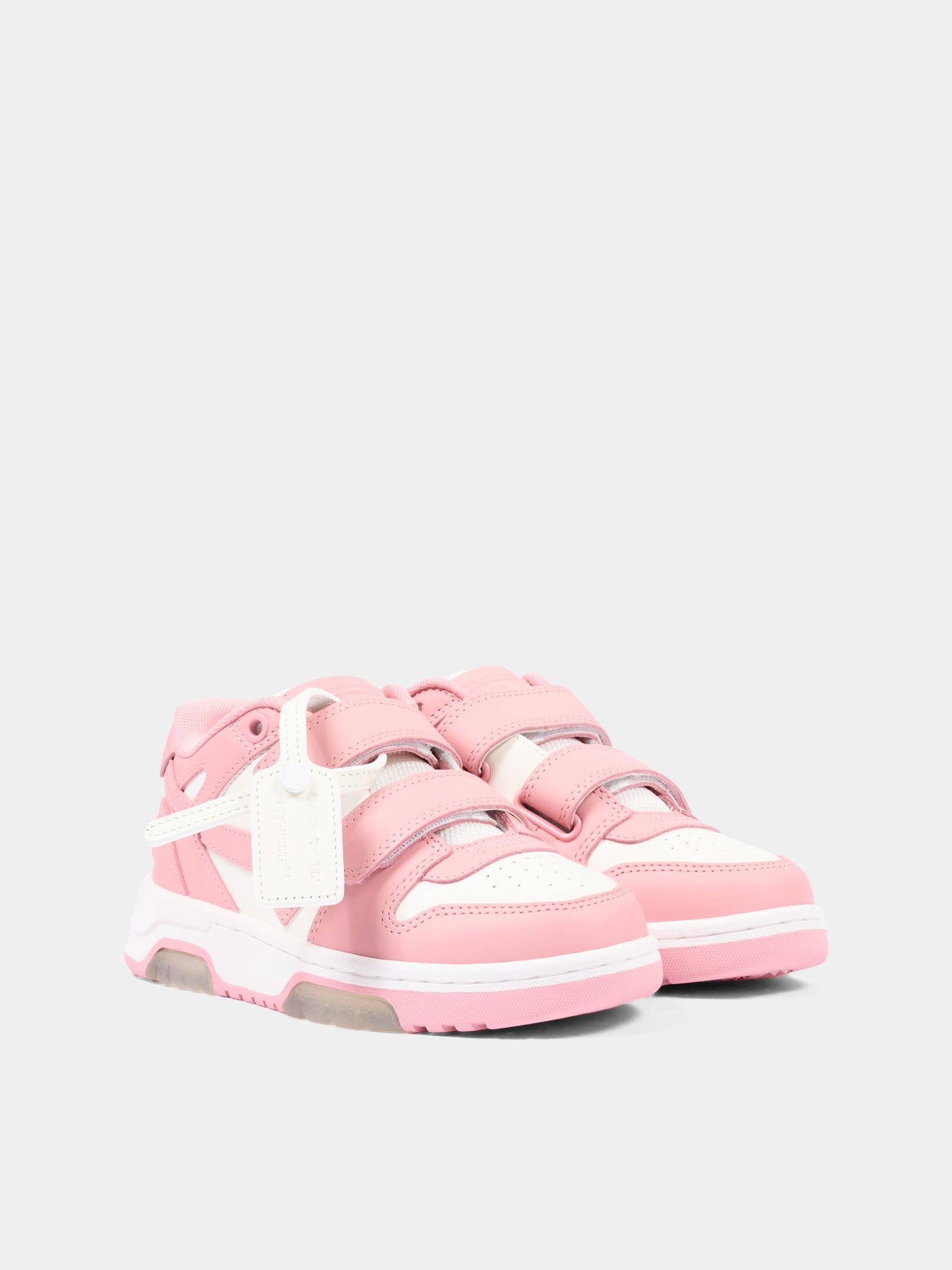 Sneakers rosa Out Of Office per bambina con Arrow,Off White,OF06412655