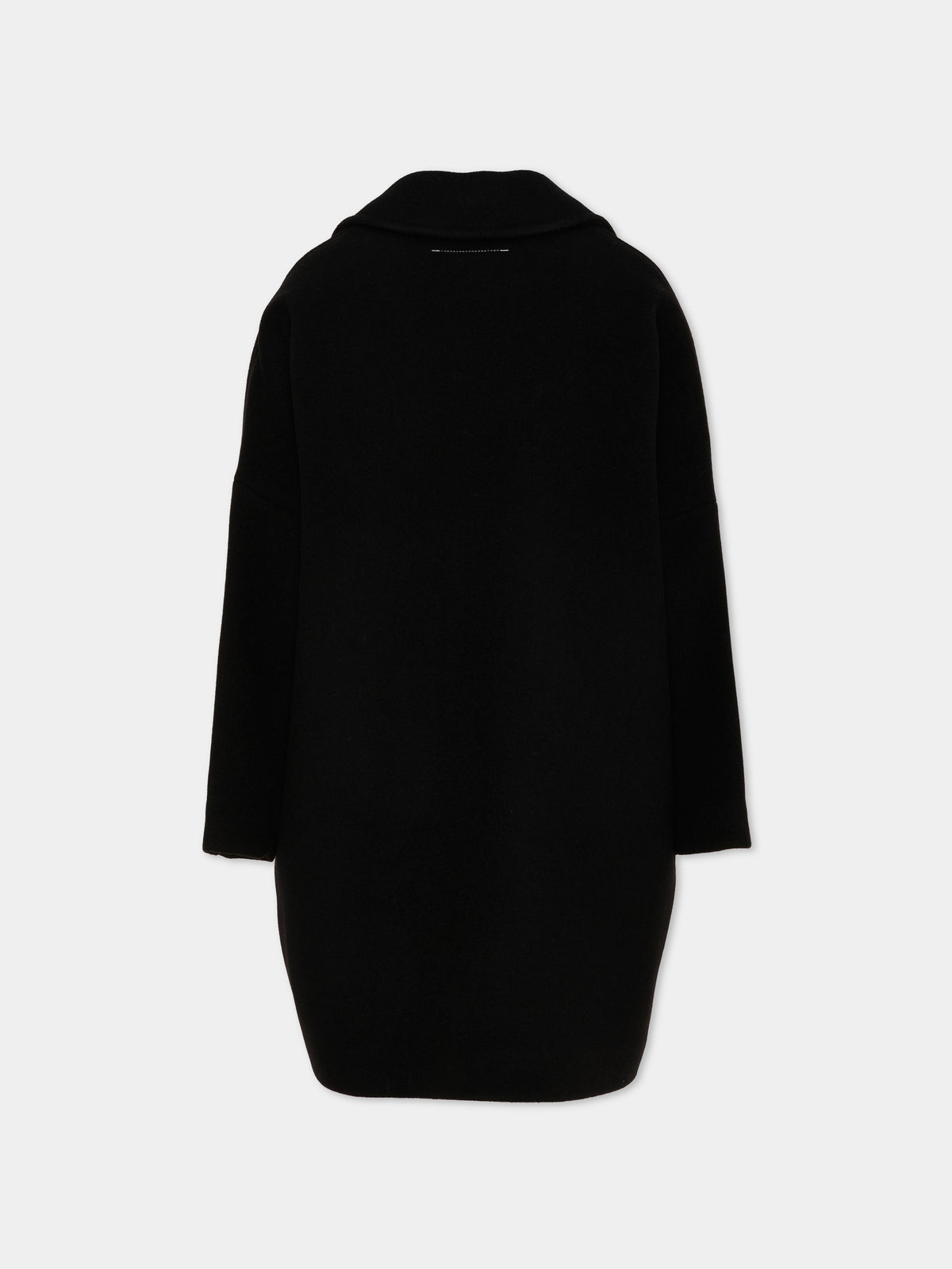 Cappotto nero per bambini,Mm6 Maison Margiela,M60833 MM00W M6900