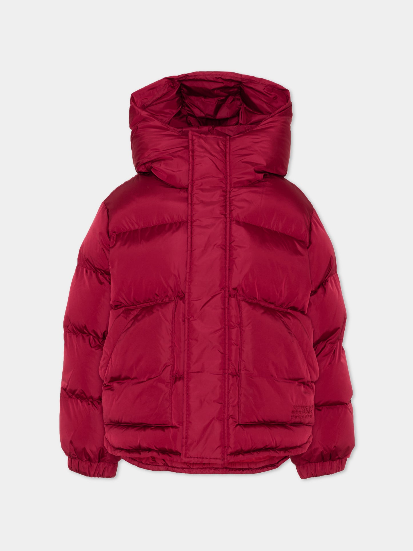 Piumino bordeaux per bambini,Mm6 Maison Margiela,M61090 MM08B M6403
