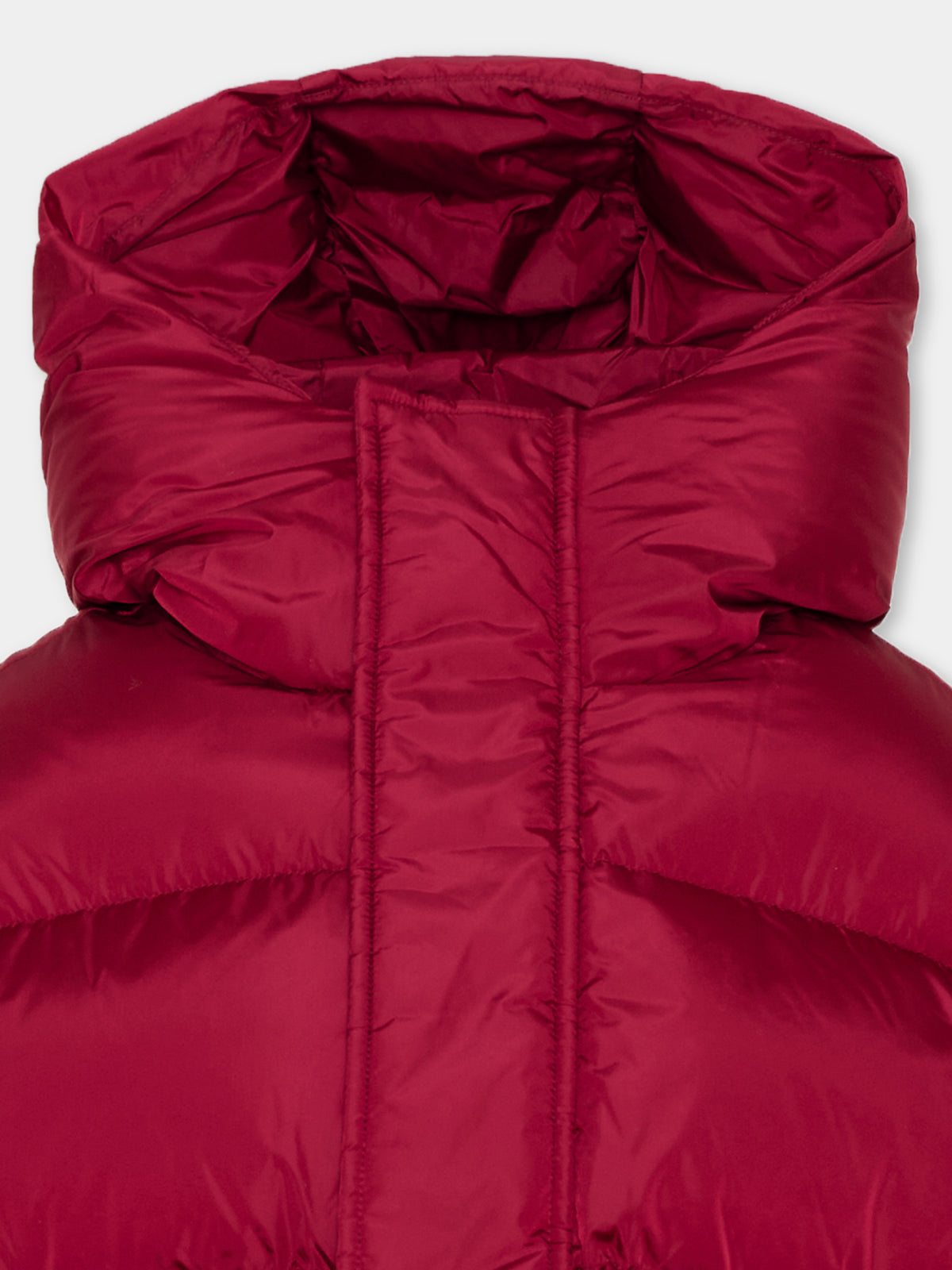 Piumino bordeaux per bambini,Mm6 Maison Margiela,M61090 MM08B M6403