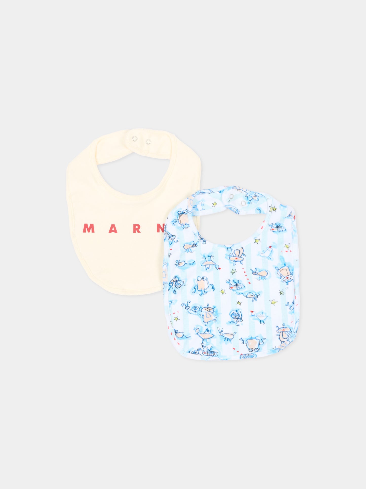 Bavaglini multicolor per neonati,Marni Kids,M01943 M00YK 0MC84