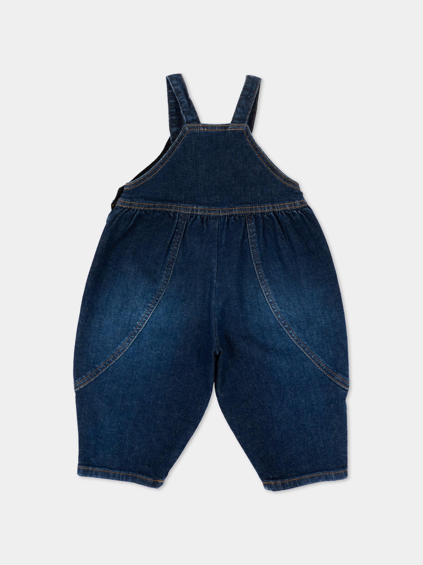 Salopette denim per neonati con logo,Marni Kids,M01985 M00XW 0M01