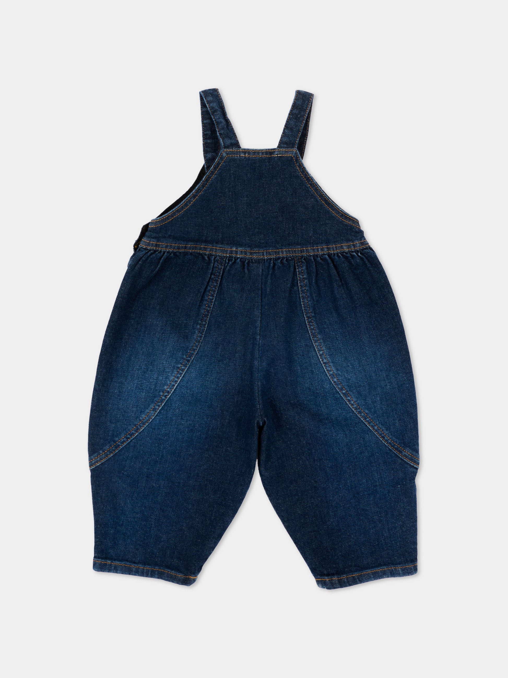 Salopette denim per neonati con logo,Marni Kids,M01985 M00XW 0M01