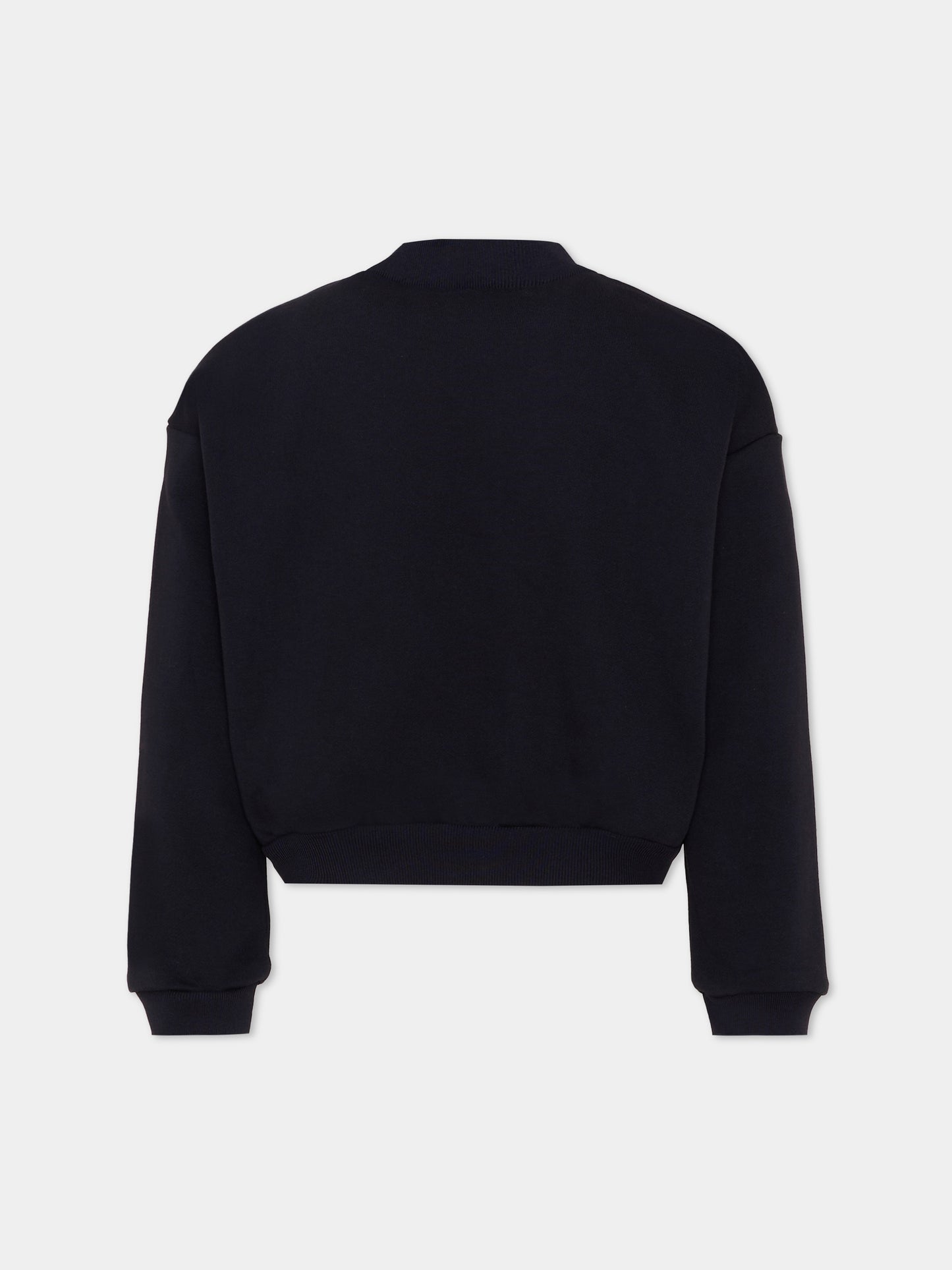 Bomber blu per bambina con logo,Marni Kids,M01992 M00V0 0M862