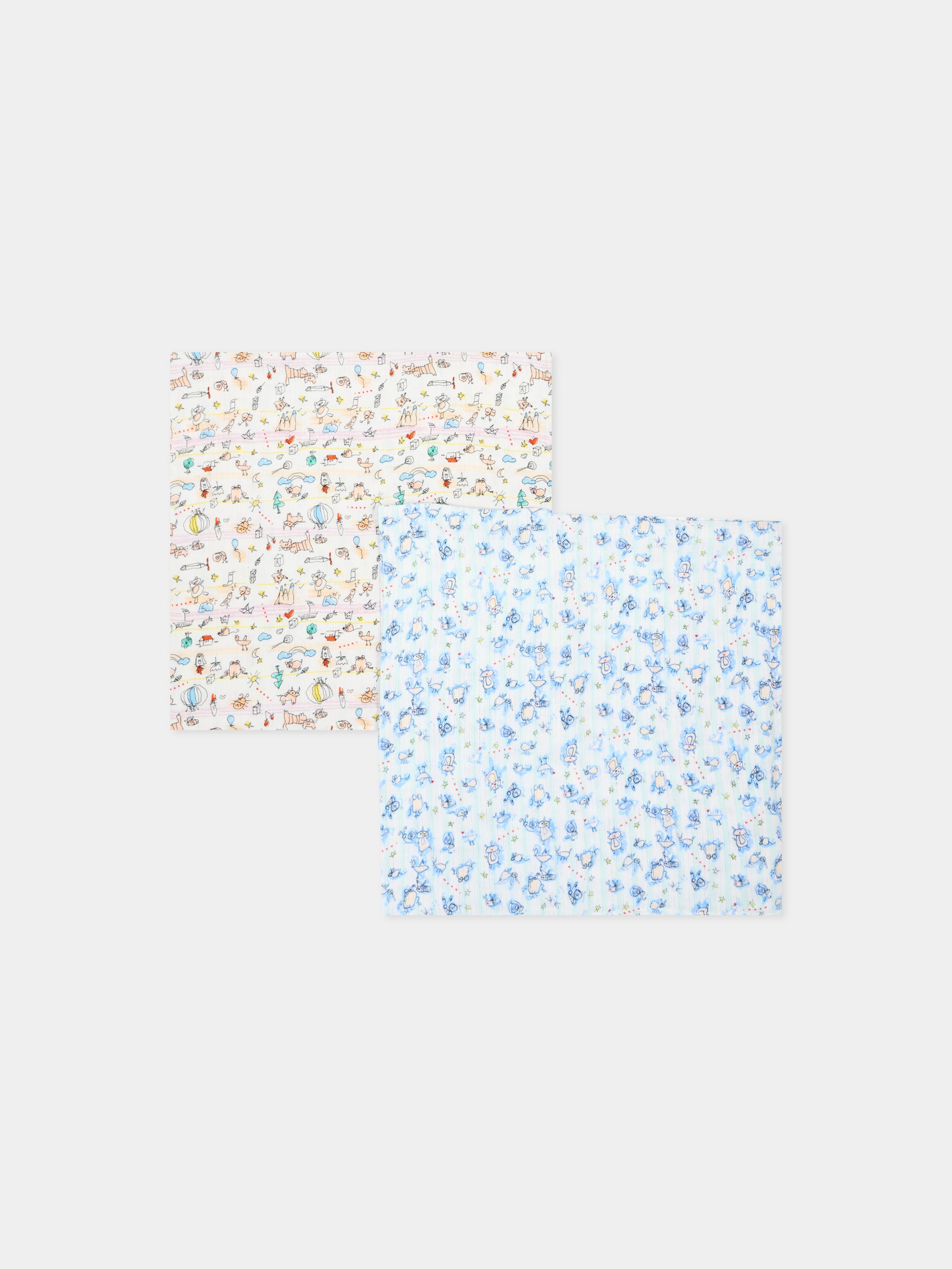 Mussole multicolor per neonati stampate,Marni Kids,M02033 M00YL 0M100