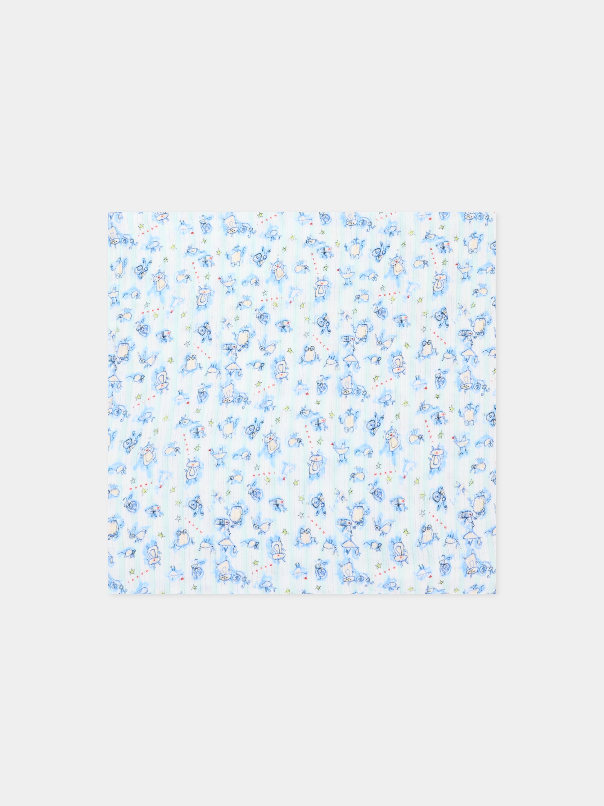 Mussole multicolor per neonati stampate,Marni Kids,M02033 M00YL 0M100