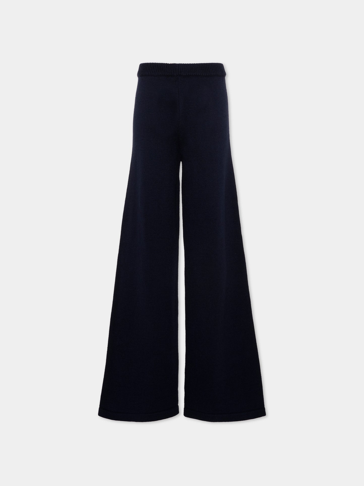 Pantalone blu per bambina con logo,Max&co,MX0418 MX043 MX853