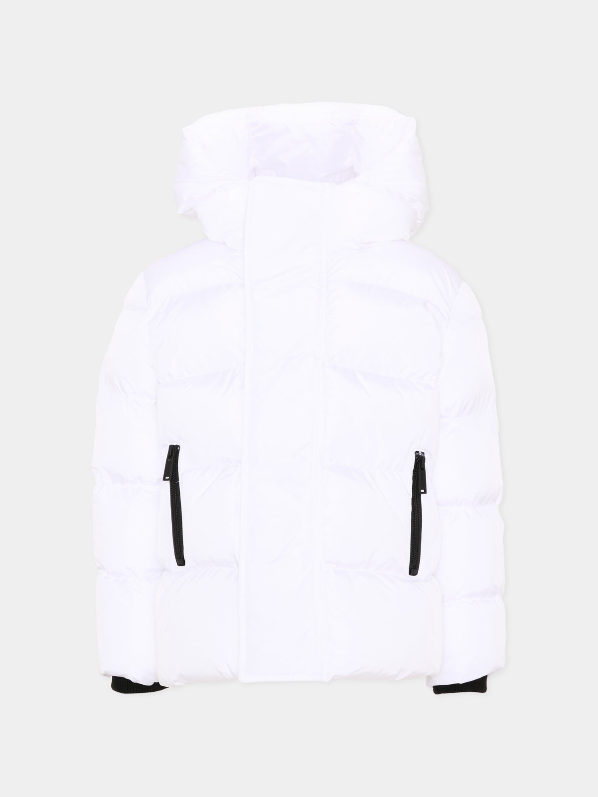 Piumino bianco per bambini con logo,Dsquared2,DQ1090 D00BN DQ100