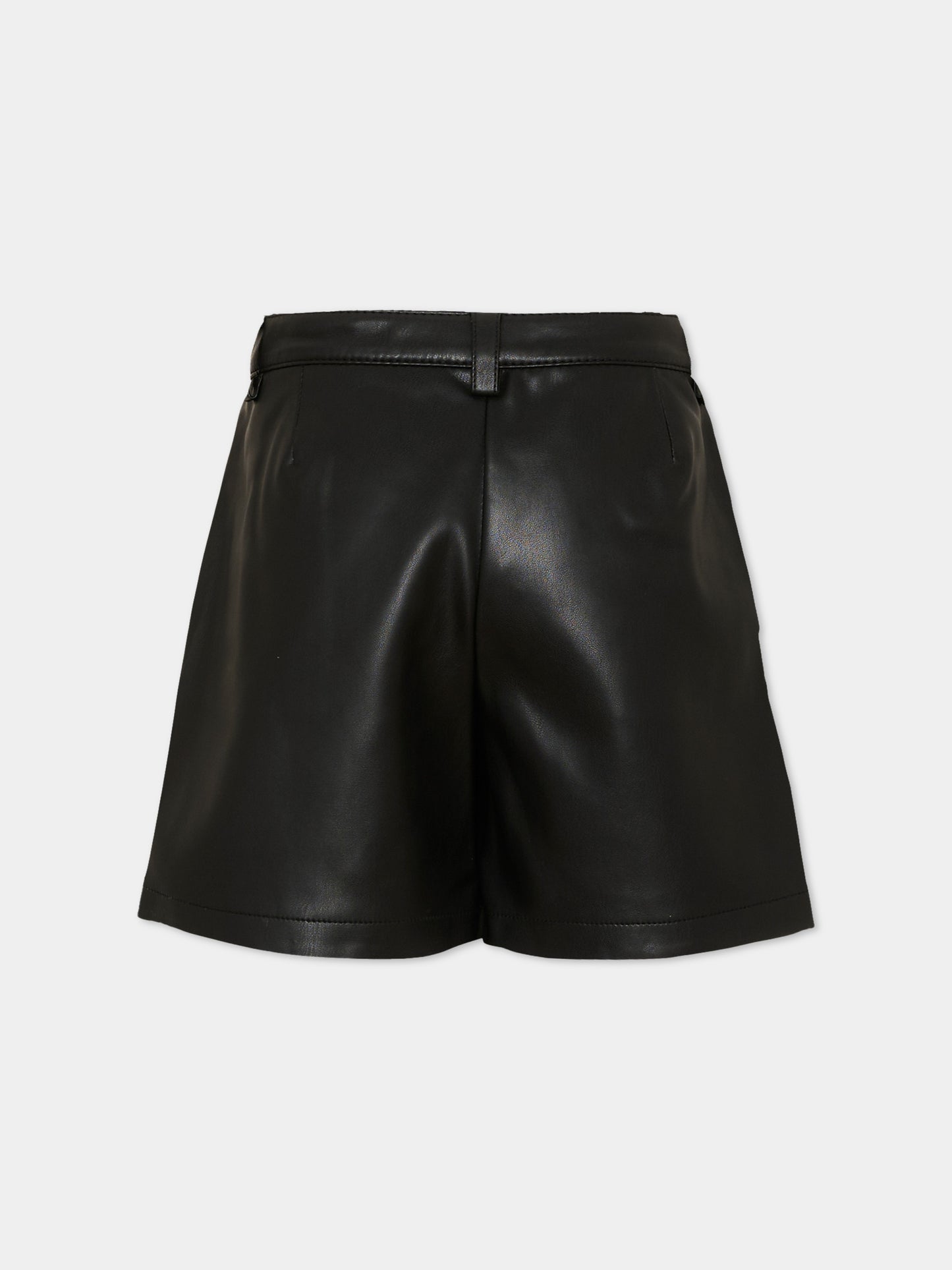 Shorts neri per bambina con logo,Diesel,J03007 KXB9D K900