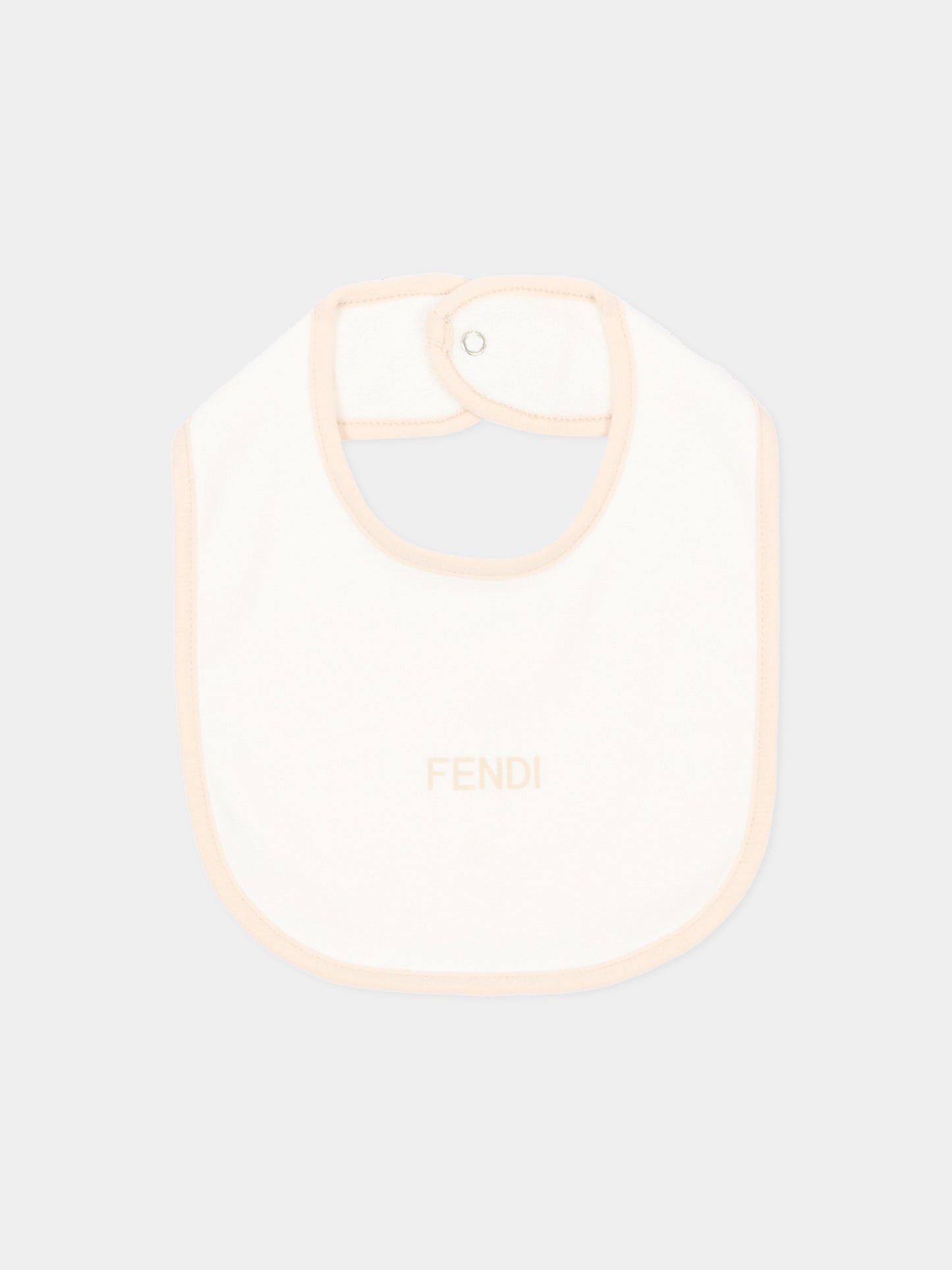 Set tutina avorio Fendi Bear per neonati,Fendi Kids,BUK167 ST8 F0TU9