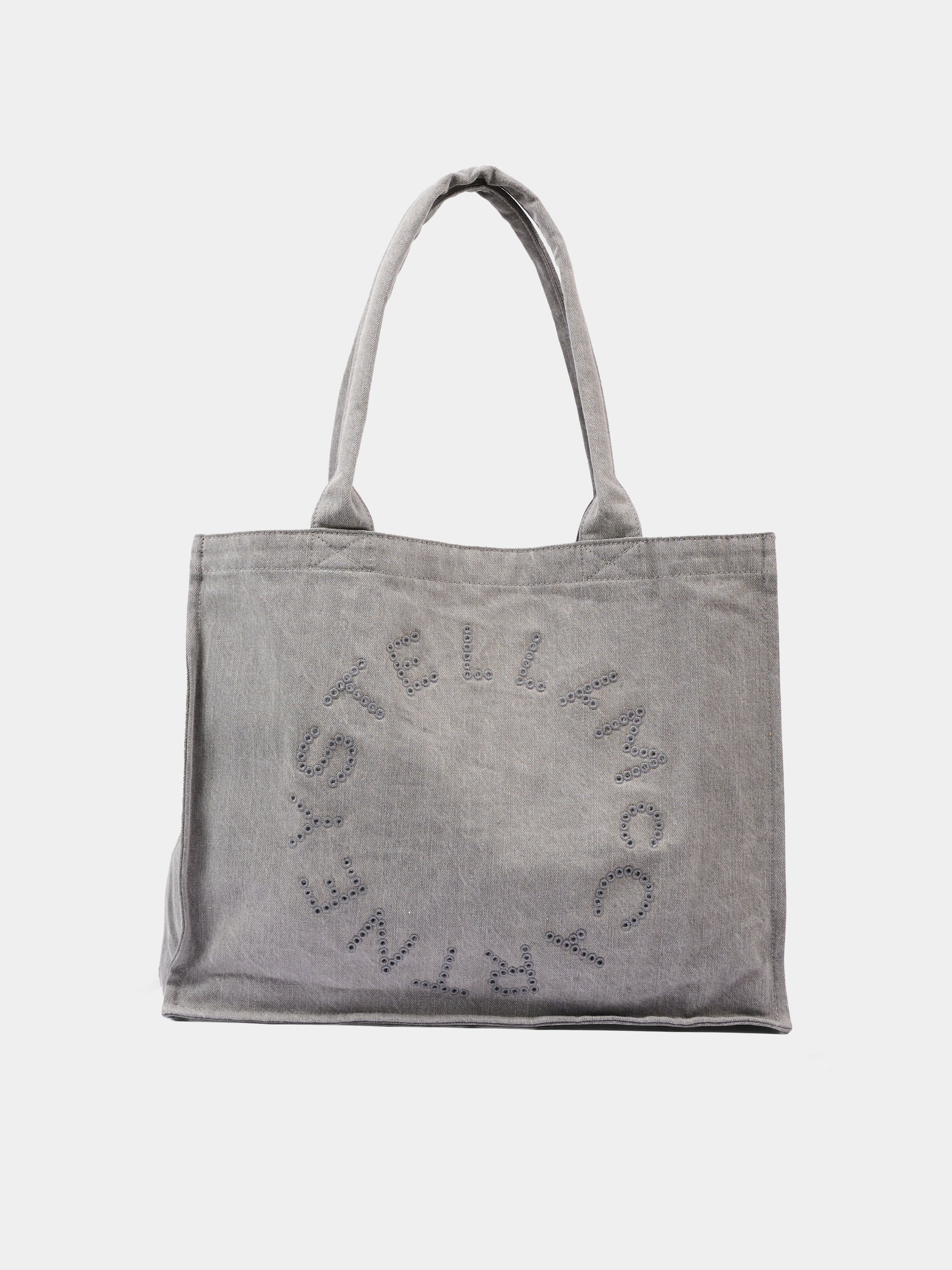 Borsa grigia per bambina con logo,Stella Mccartney Kids,TZ0D08 Z4162 909
