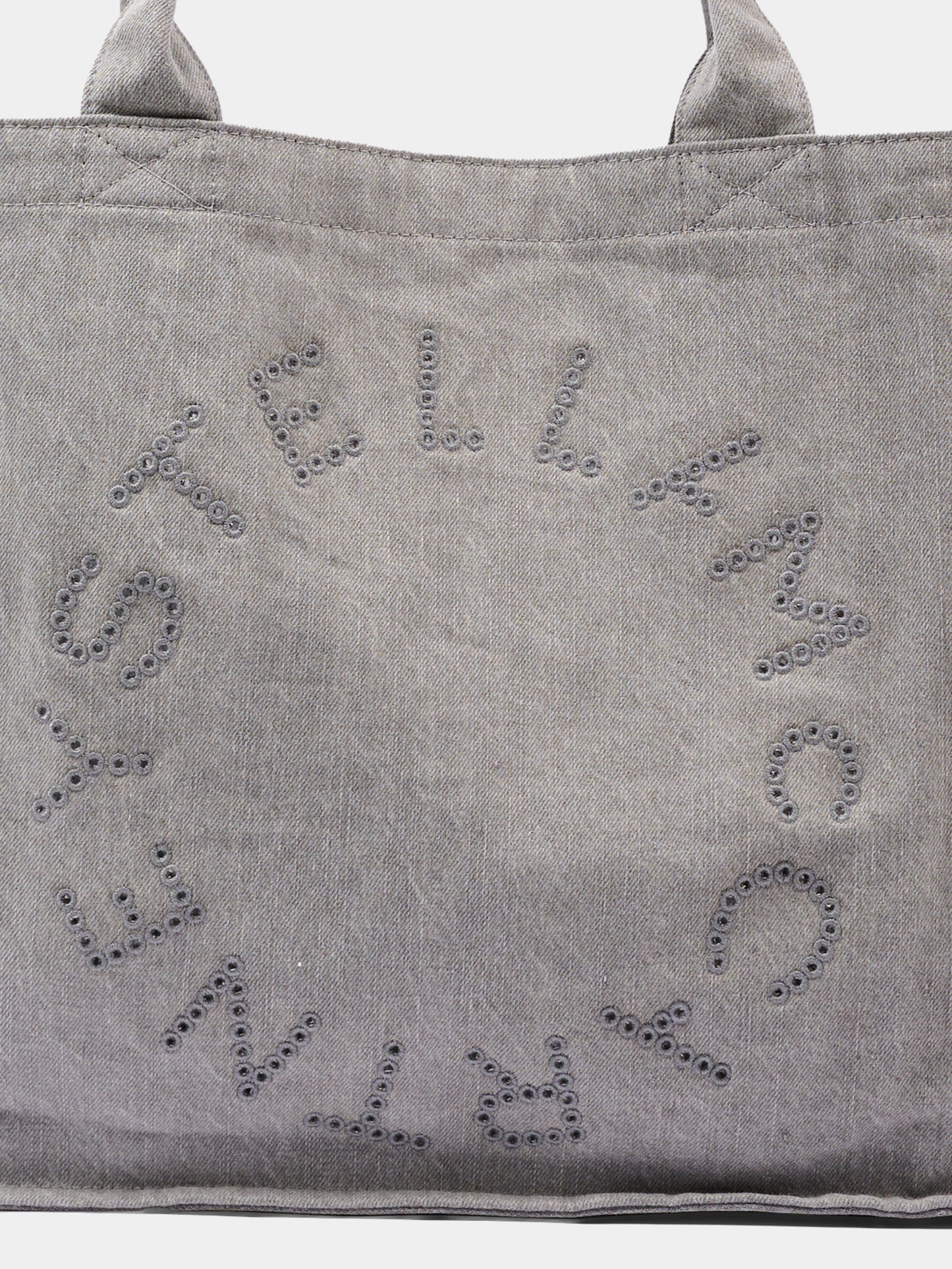 Borsa grigia per bambina con logo,Stella Mccartney Kids,TZ0D08 Z4162 909