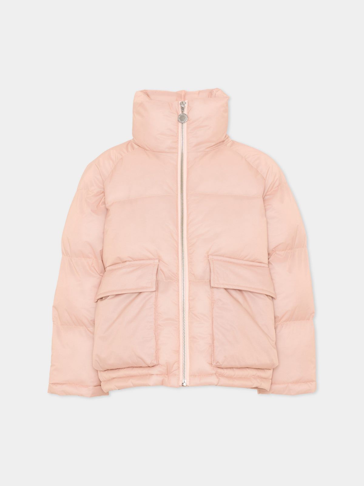 Piumino rosa per bambina con tasche,Stella Mccartney Kids,TZ2B27 Z3928 50M
