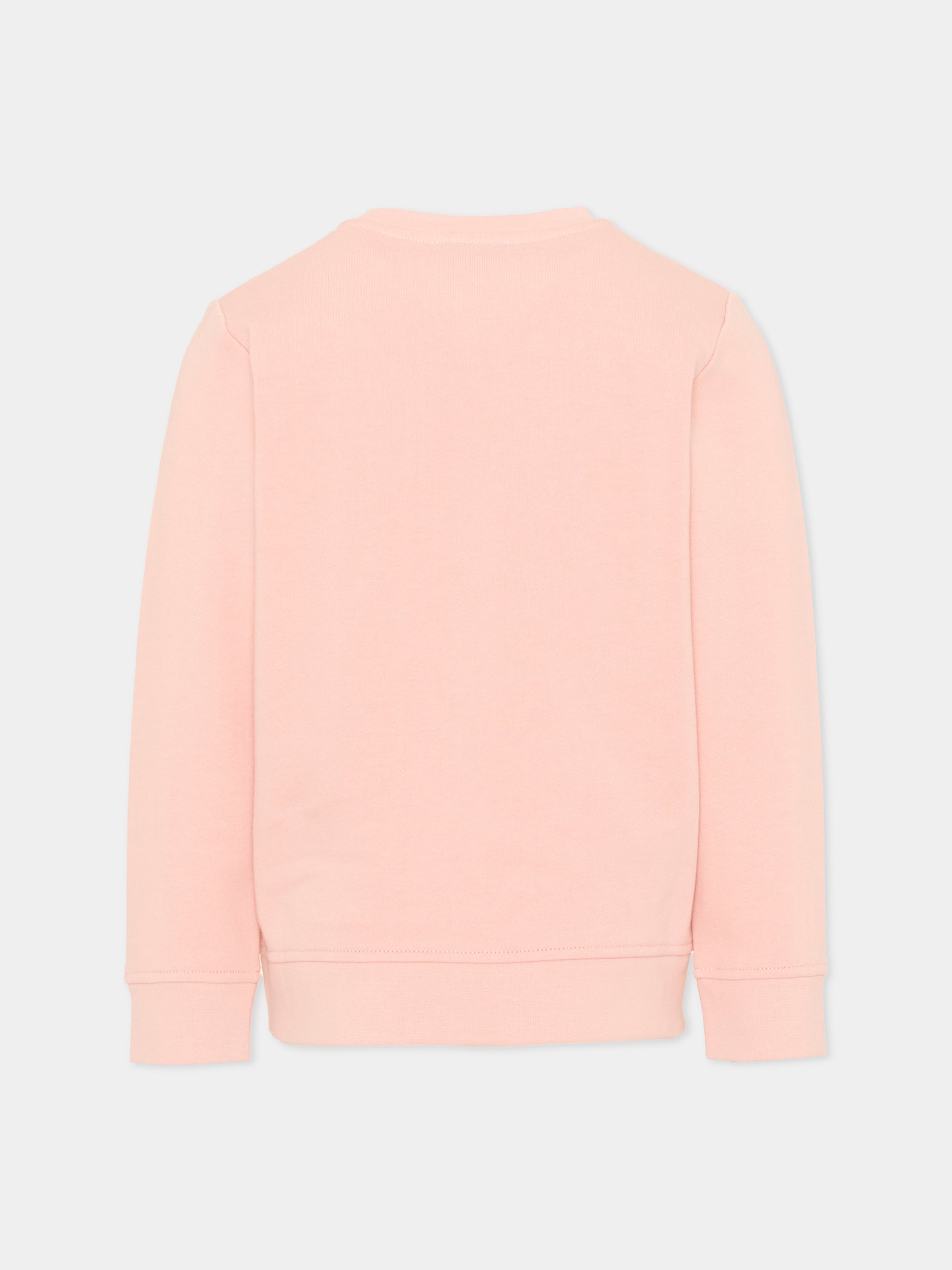 Felpa rosa per bambina con cavallo,Stella Mccartney Kids,TZ4B70 Z3059 50M