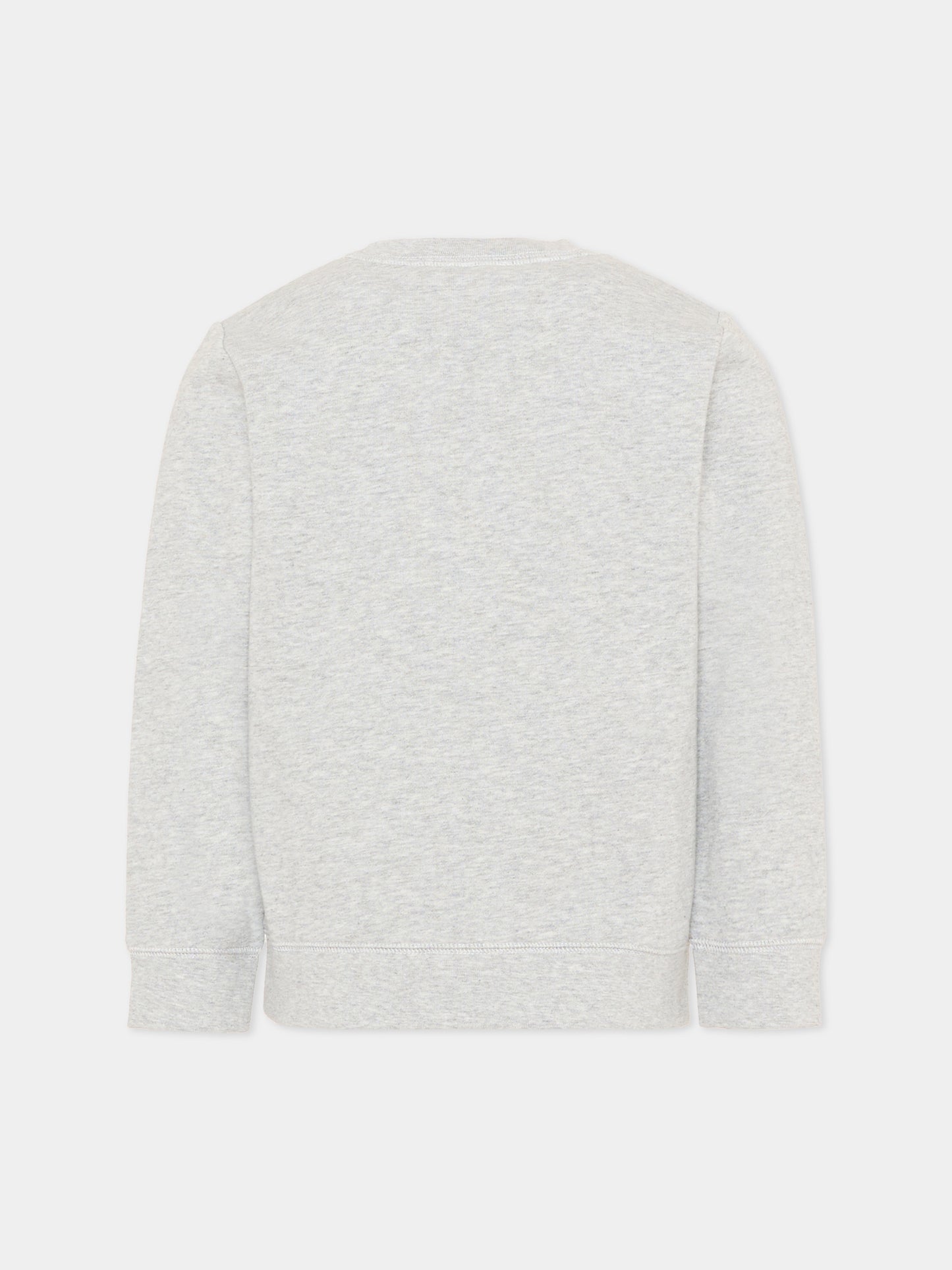 Felpa grigia per bambino con ragno,Stella Mccartney Kids,TZ4R50 Z3059 807