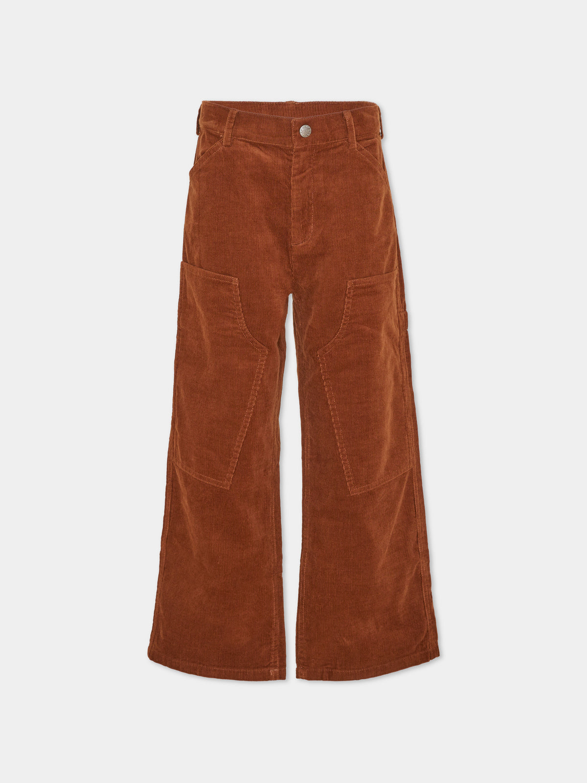 Pantalone marrone per bambino in velluto,Stella Mccartney Kids,TZ6L90 Z0523 307